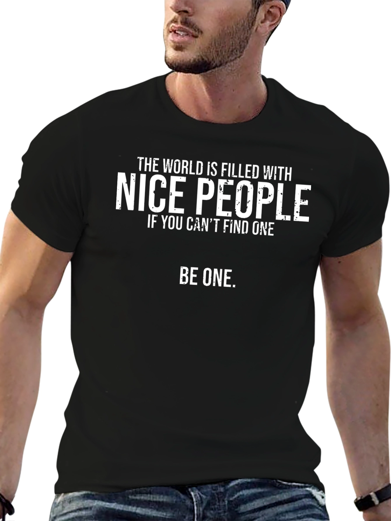 Nice People Graphic T-Shirt - Be One