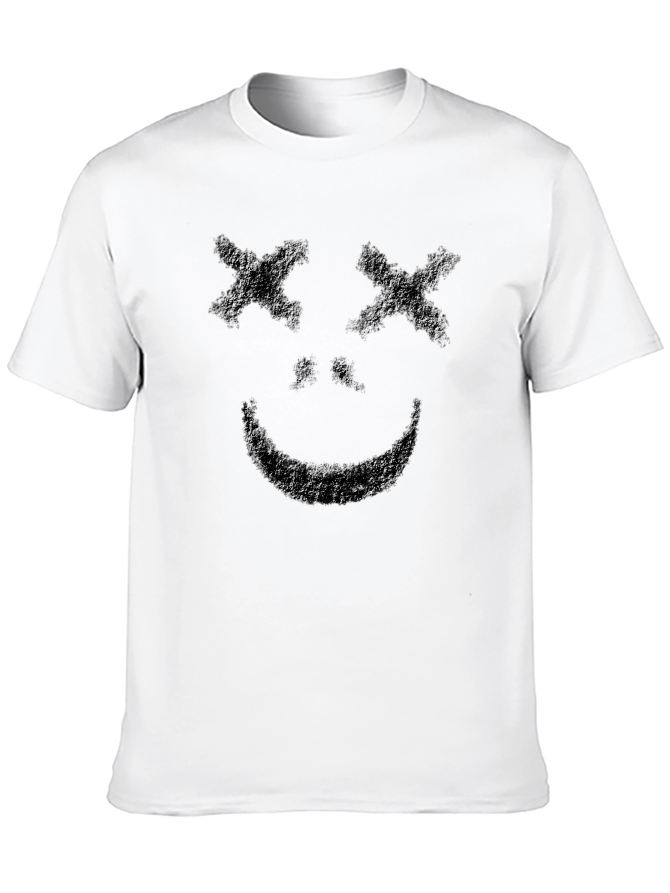 Smiley Face Black T-Shirt