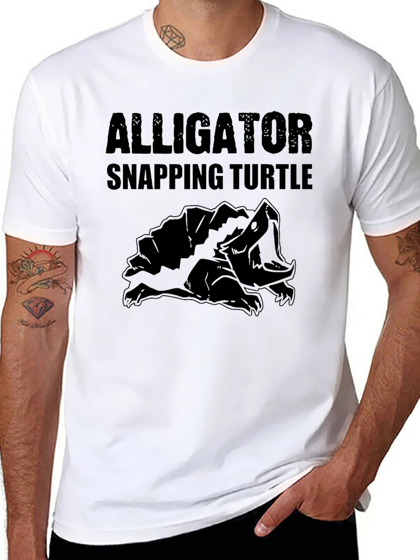 Alligator Snapping Turtle Graphic Tee