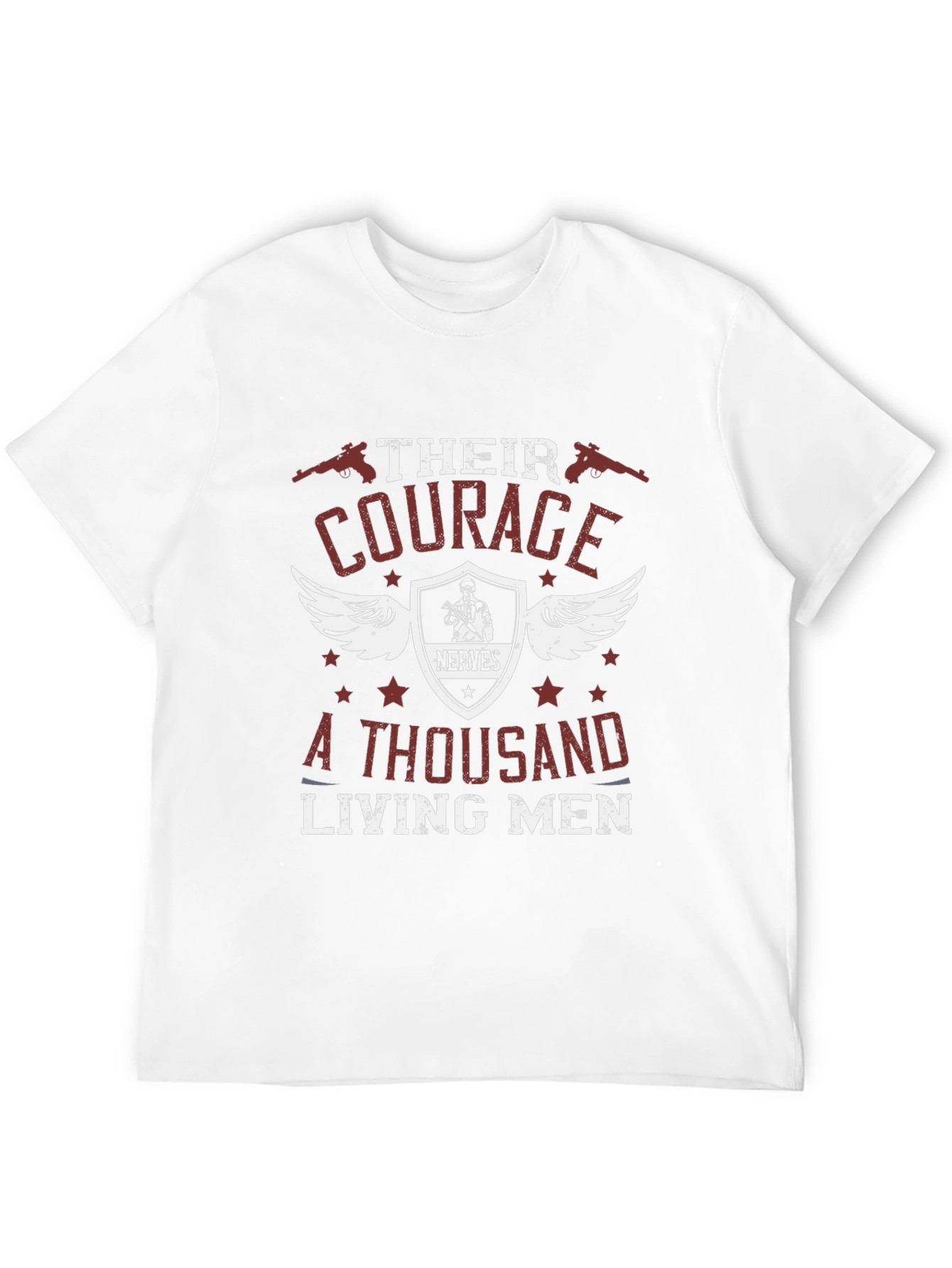 Courage Graphic T-Shirt - Military Style