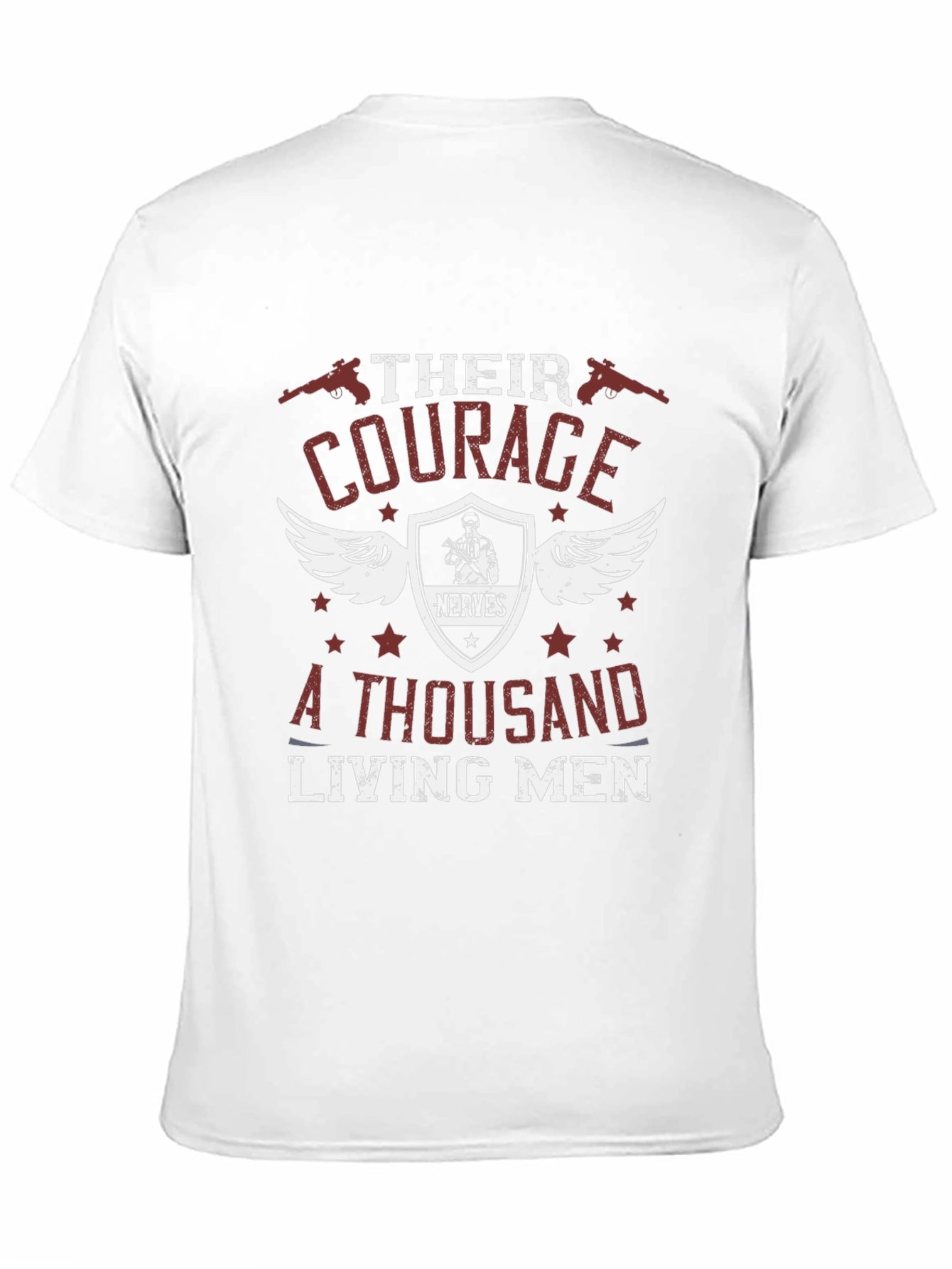 Courage Graphic T-Shirt - Military Style