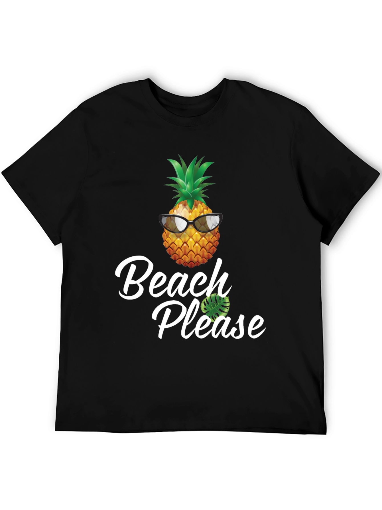 Beach Please Pineapple Graphic T-Shirt