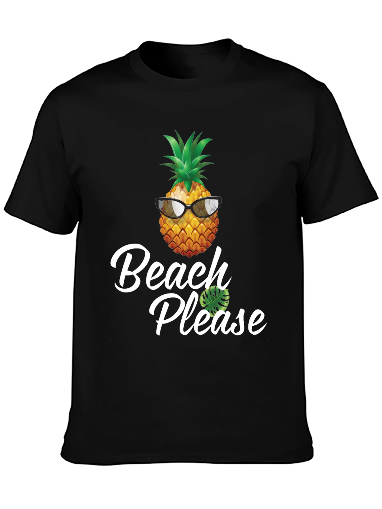 Beach Please Pineapple Graphic T-Shirt