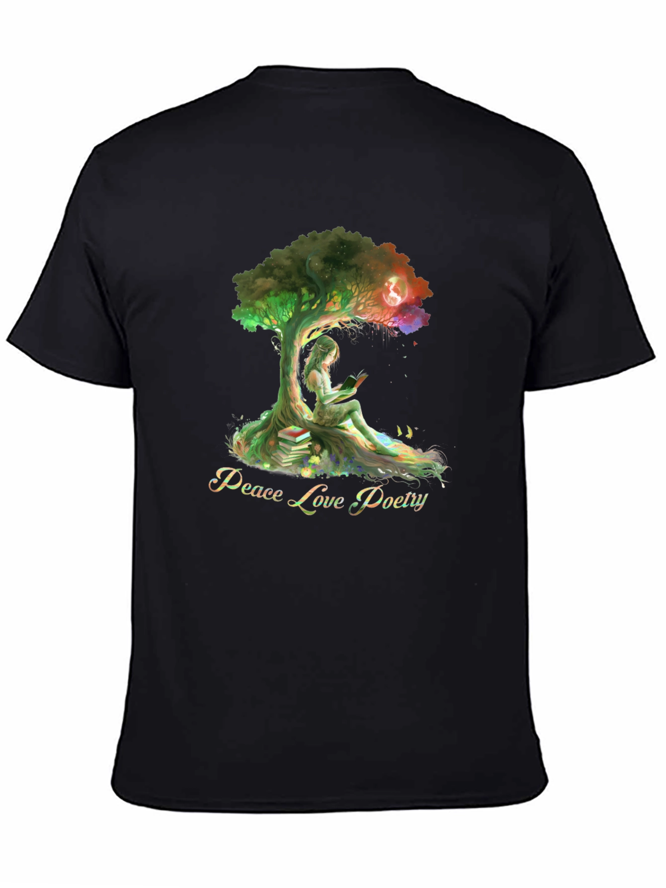 Peace Love Poetry Graphic Tee