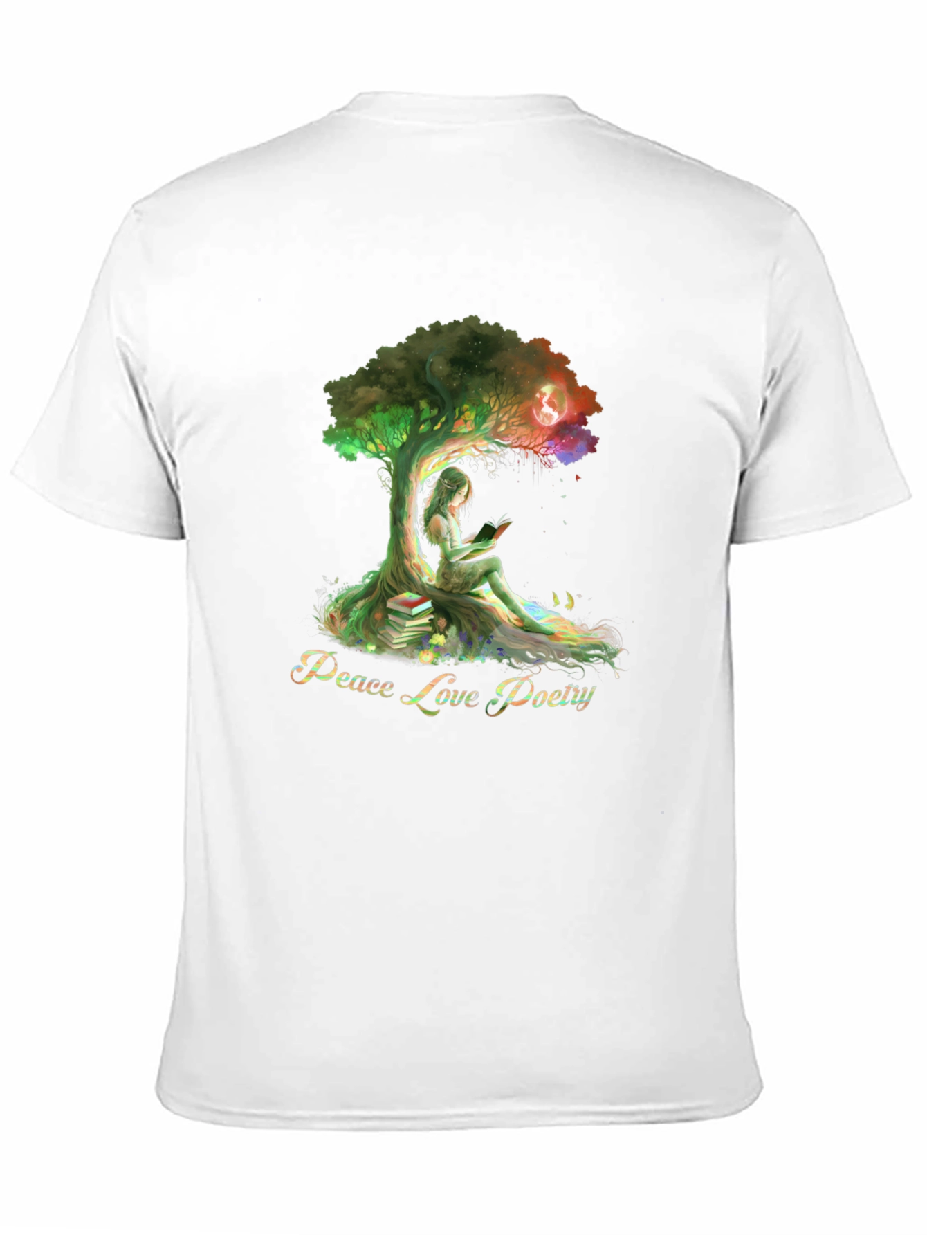 Peace Love Poetry Graphic Tee