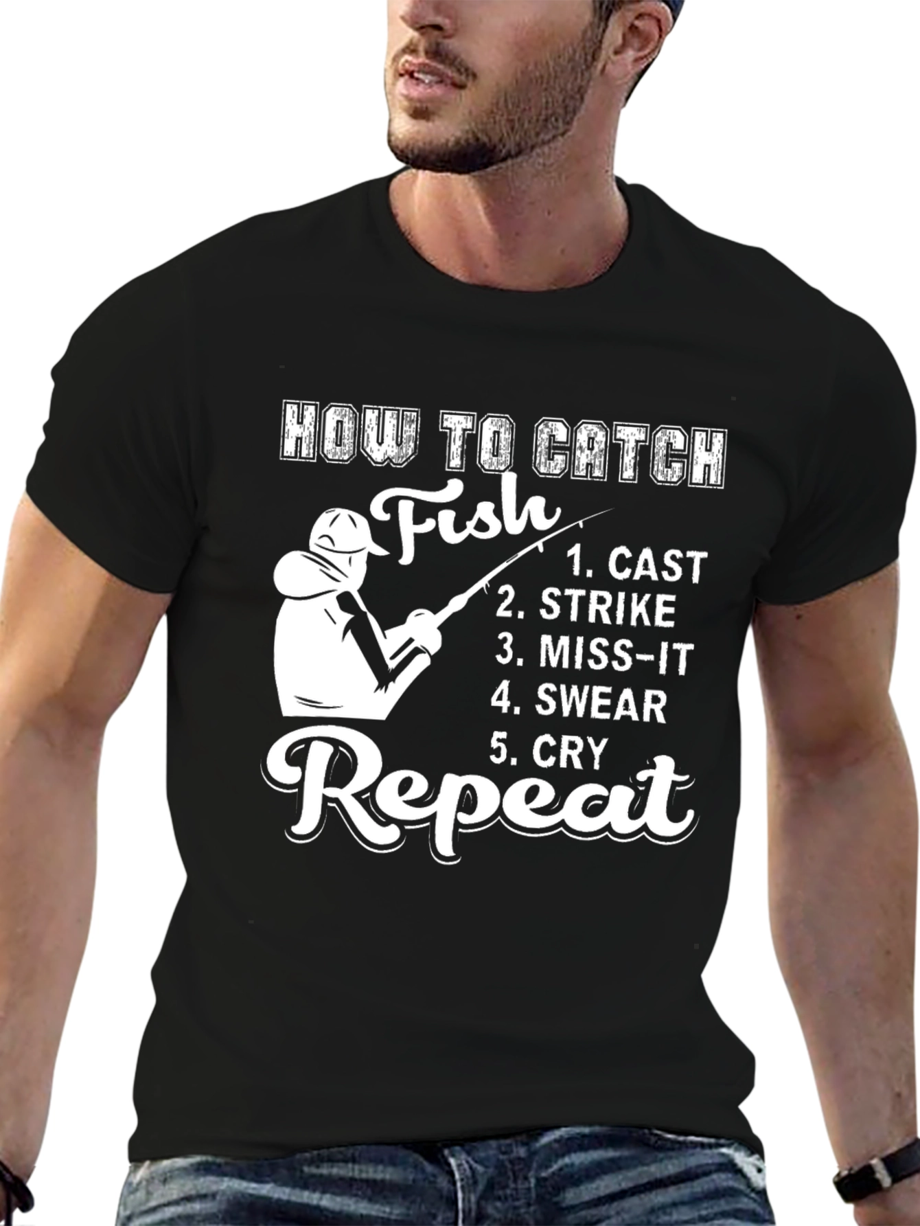 How to Catch Fish Graphic Tee
