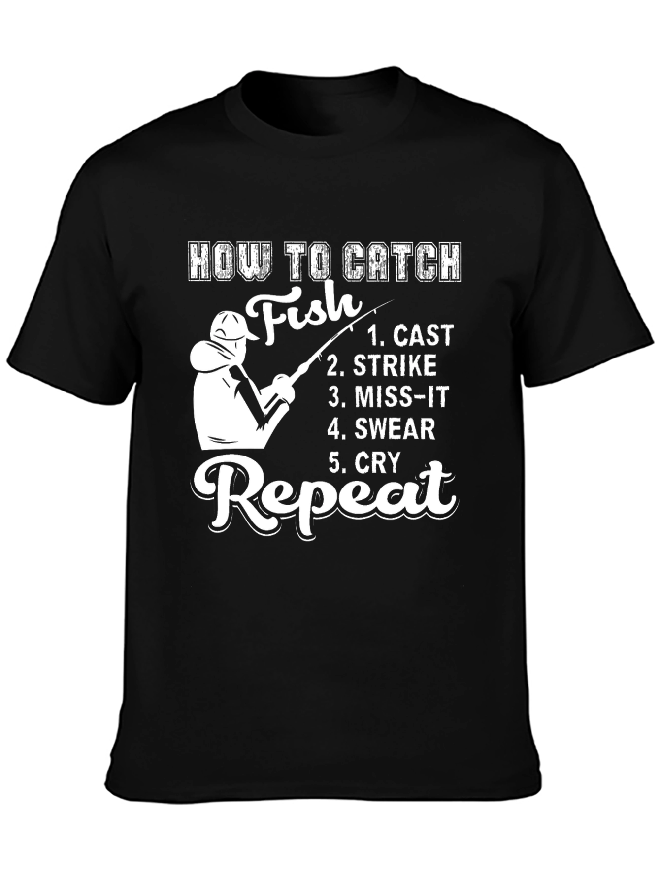 How to Catch Fish Graphic Tee