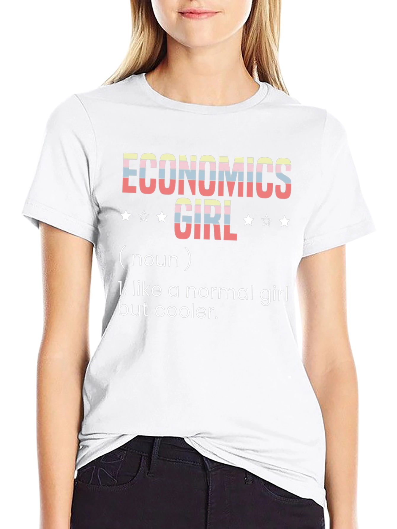 Economics Girl Definition Novelty T-Shirt