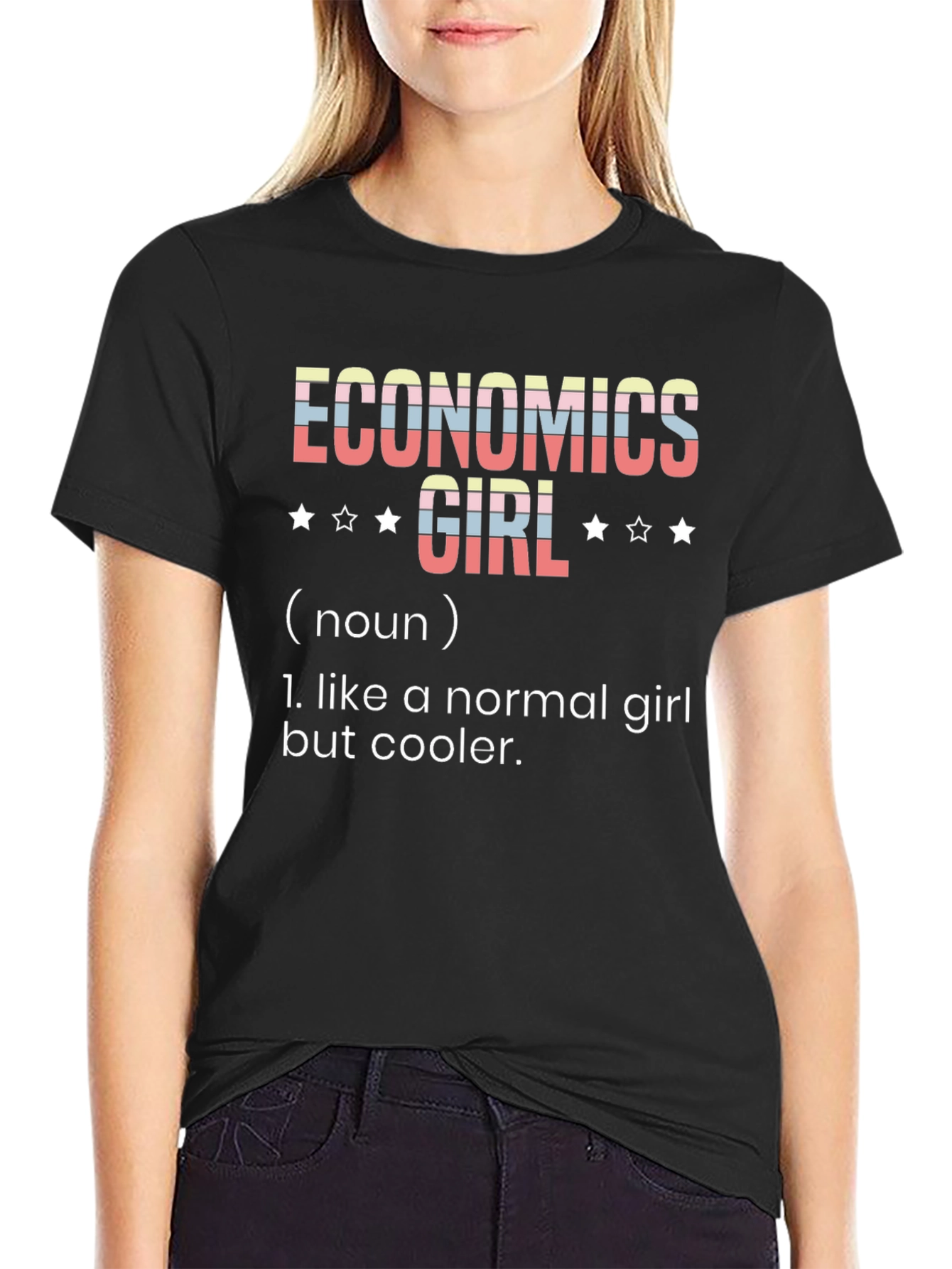 Economics Girl Definition Novelty T-Shirt
