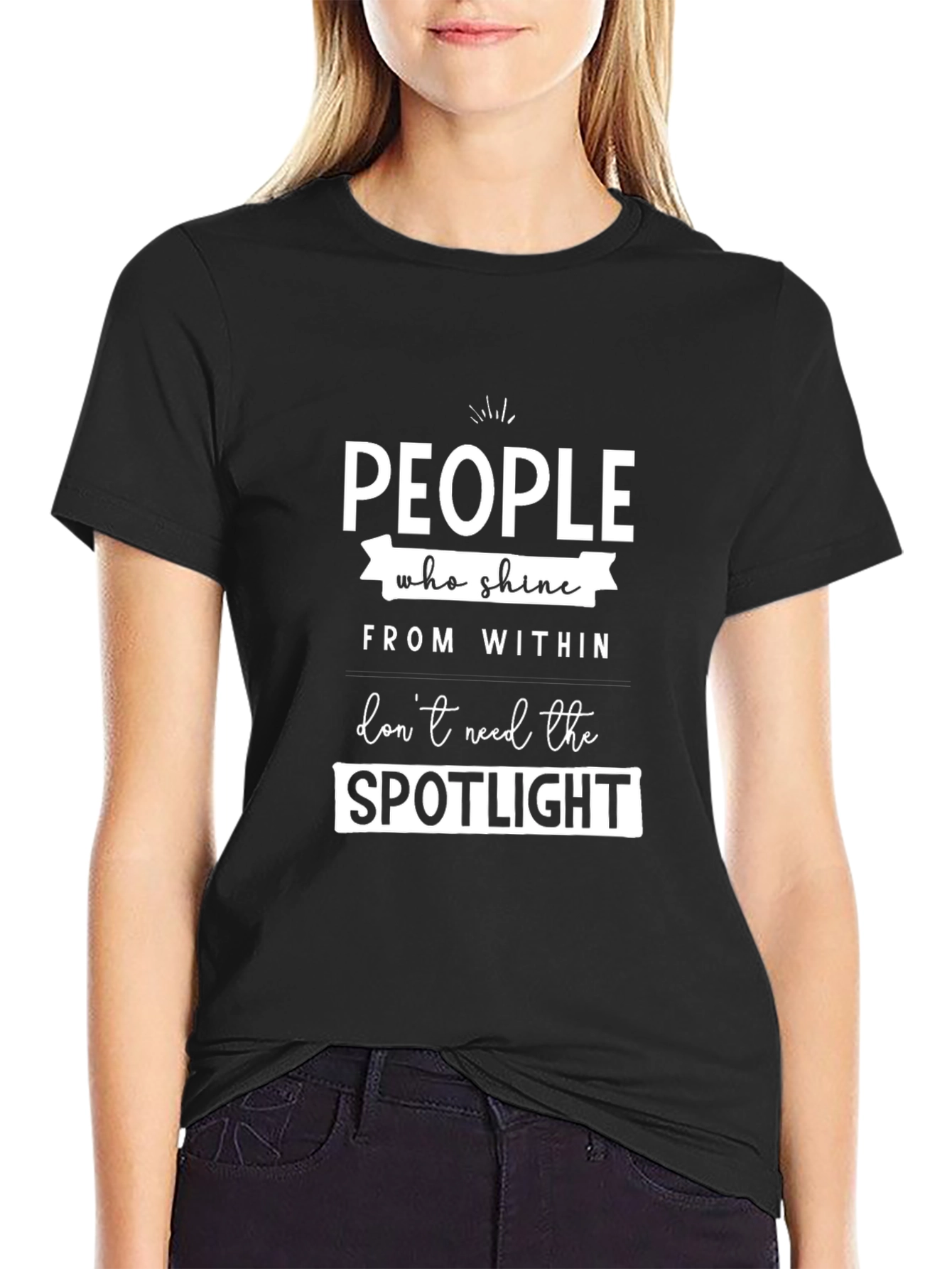Inspirational Quote T-Shirt - Shine From Within