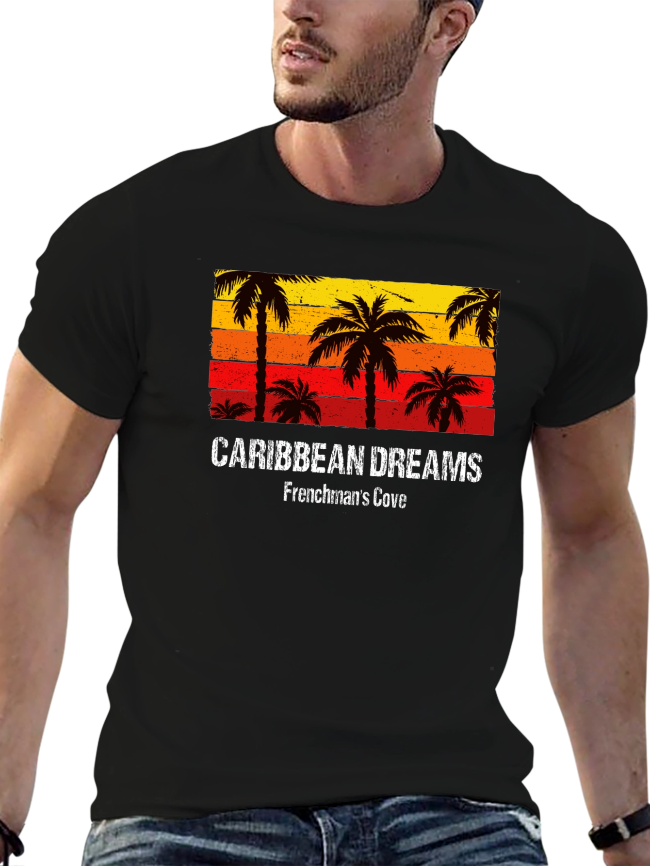 Caribbean Dreams T-Shirt: Frenchmans Cove Design