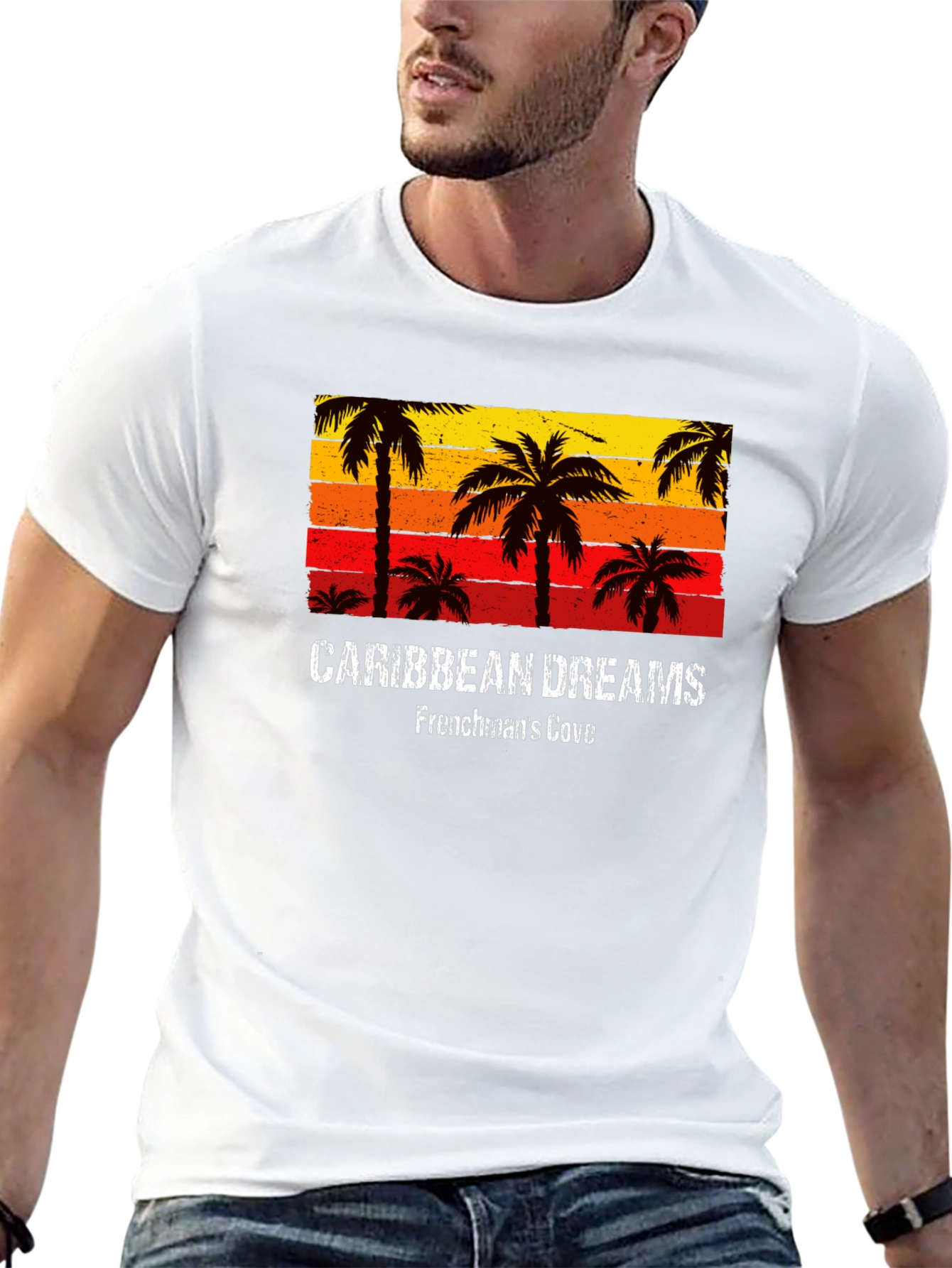 Caribbean Dreams T-Shirt: Frenchmans Cove Design