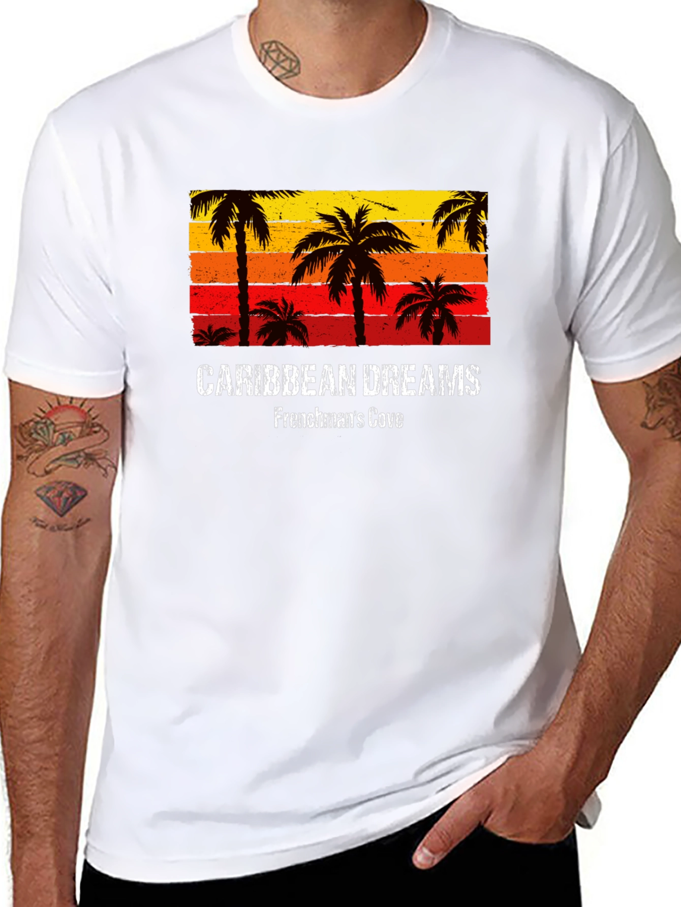 Caribbean Dreams T-Shirt: Frenchmans Cove Design