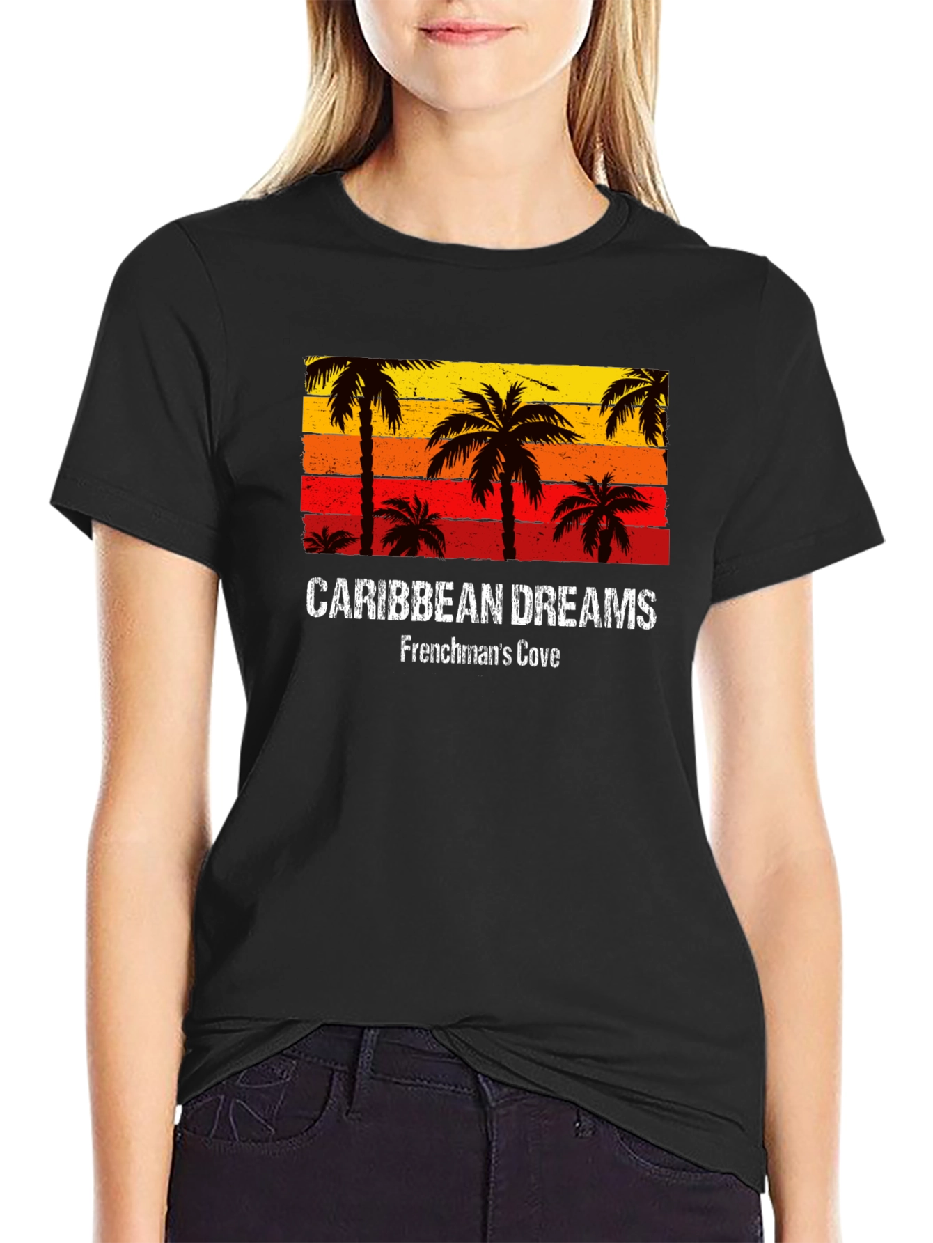 Caribbean Dreams T-Shirt: Frenchmans Cove Design