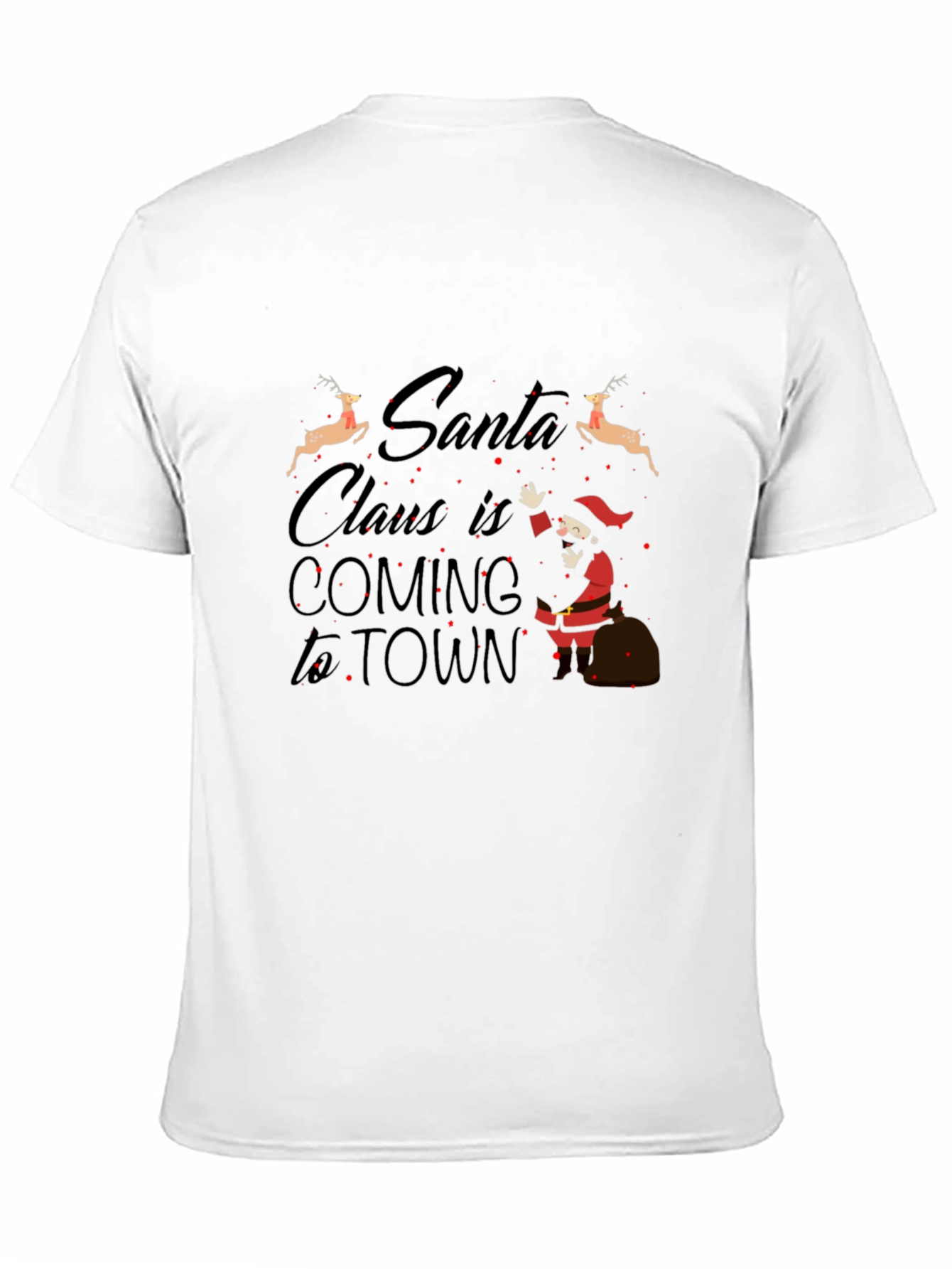 Santa Claus is Coming to Town Graphic T-Shirt