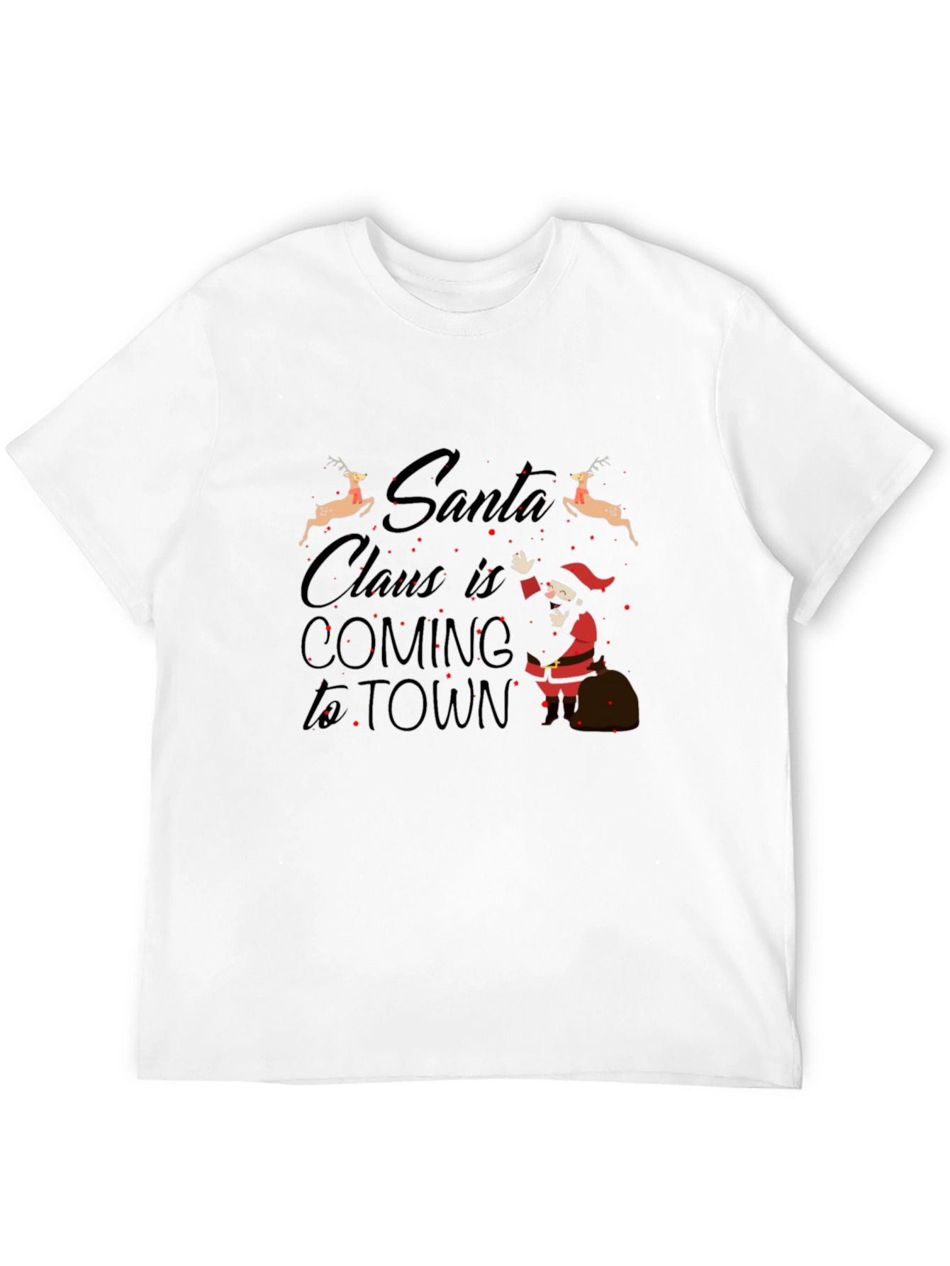 Santa Claus is Coming to Town Graphic T-Shirt