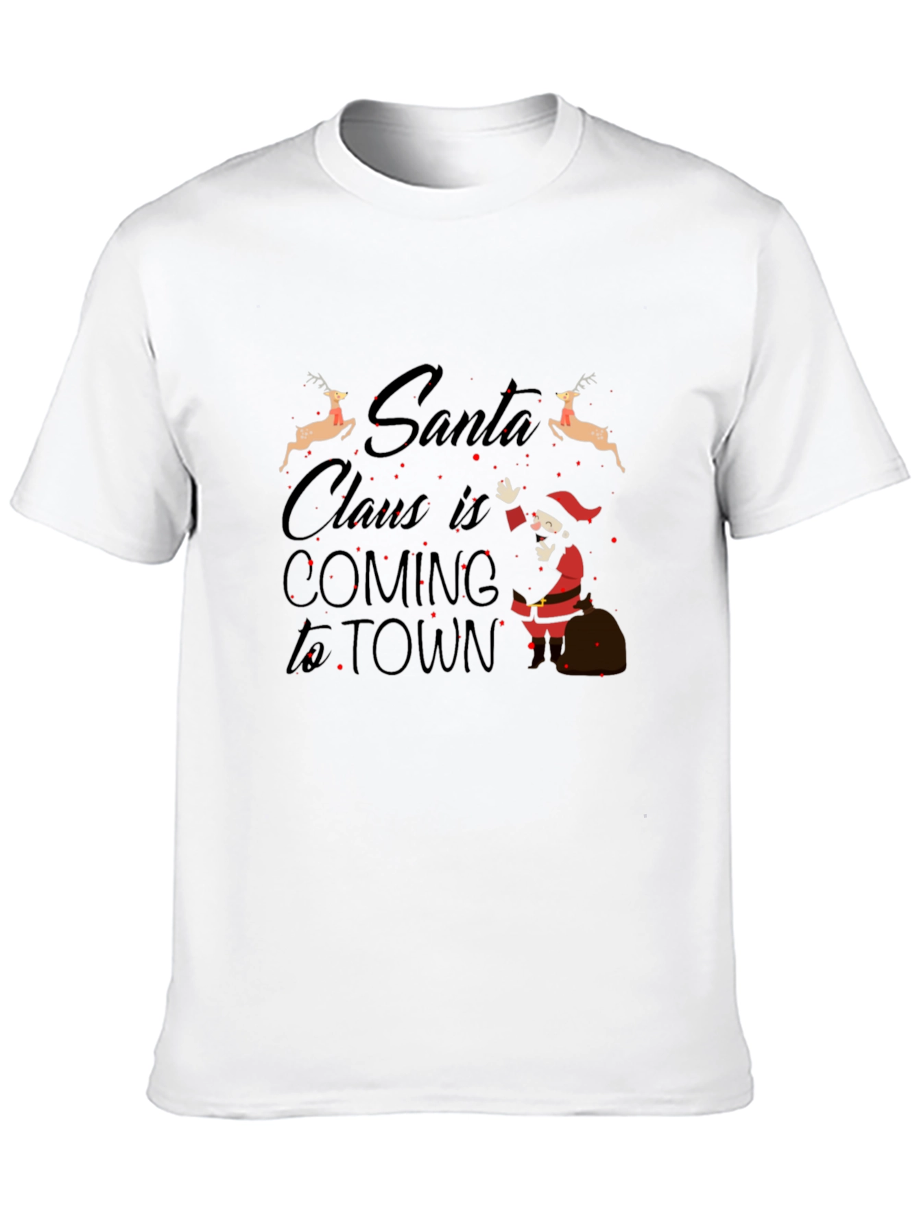 Santa Claus is Coming to Town Graphic T-Shirt
