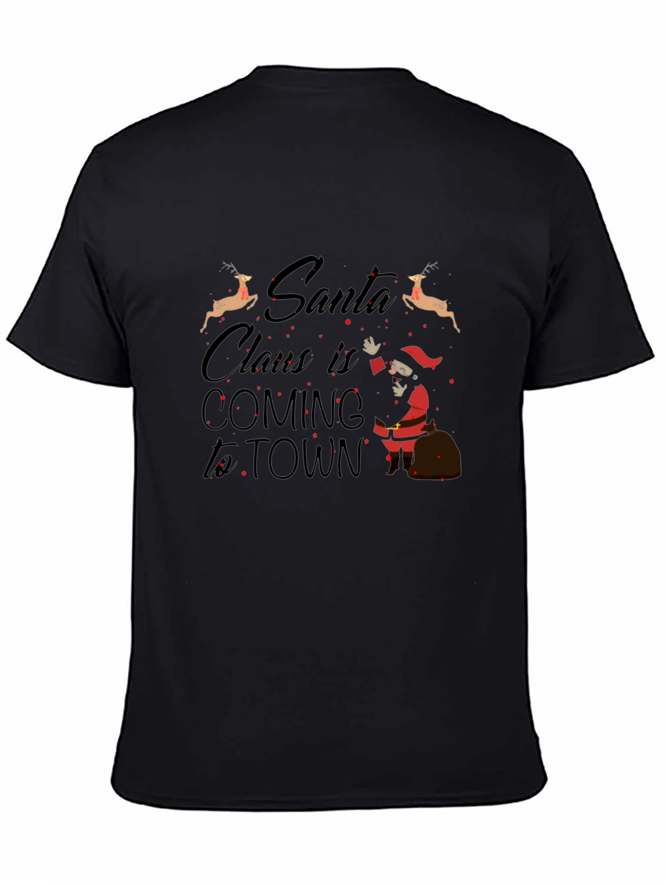 Santa Claus is Coming to Town Graphic T-Shirt