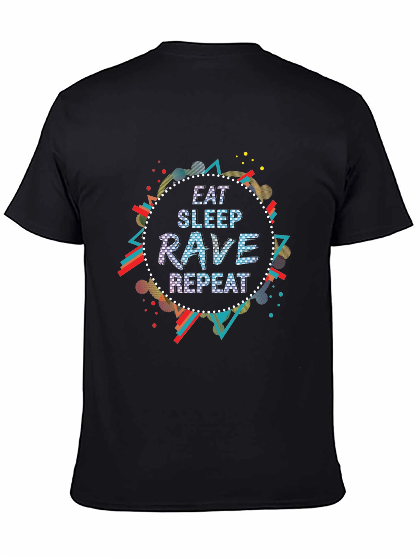 Eat Sleep Rave Repeat Graphic Tee