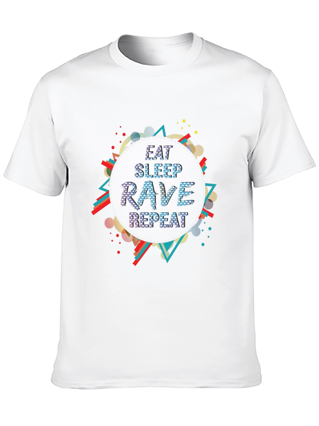Eat Sleep Rave Repeat Graphic Tee