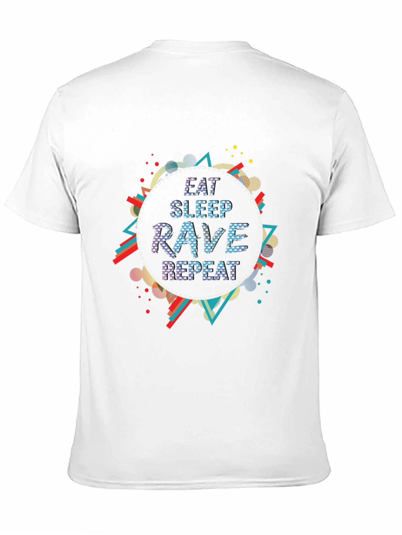 Eat Sleep Rave Repeat Graphic Tee