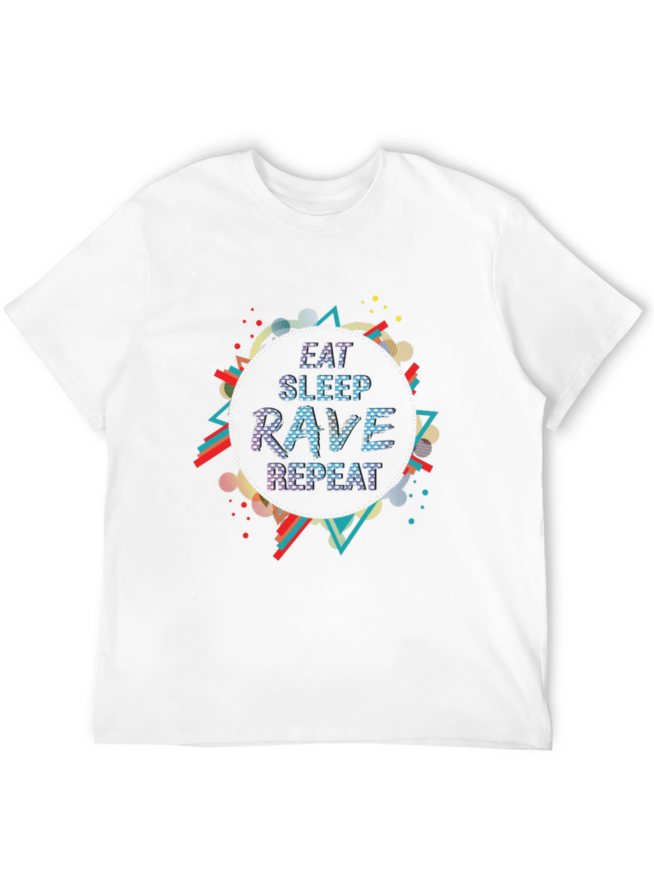 Eat Sleep Rave Repeat Graphic Tee