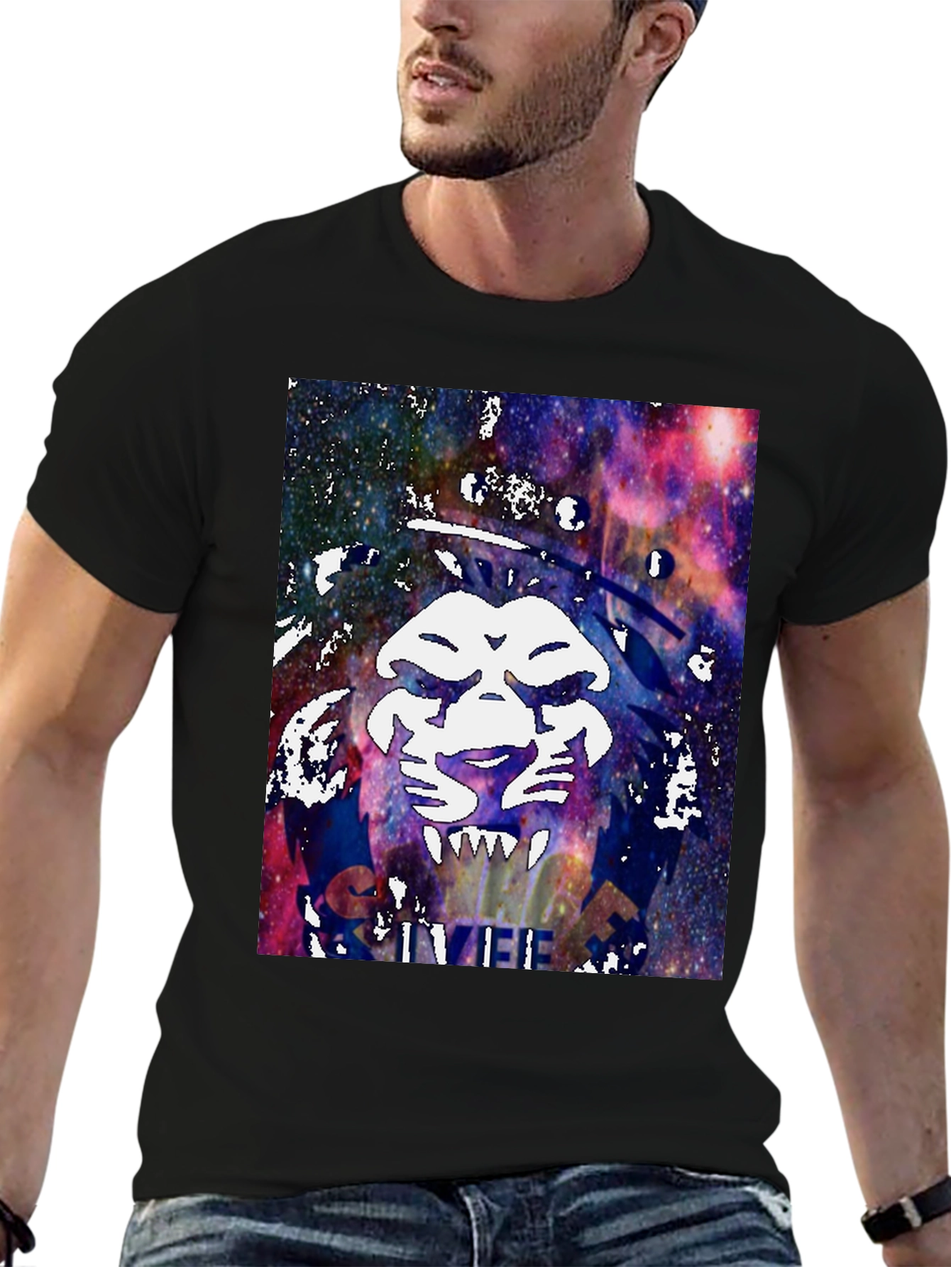 Cosmic Lion Graphic Tee