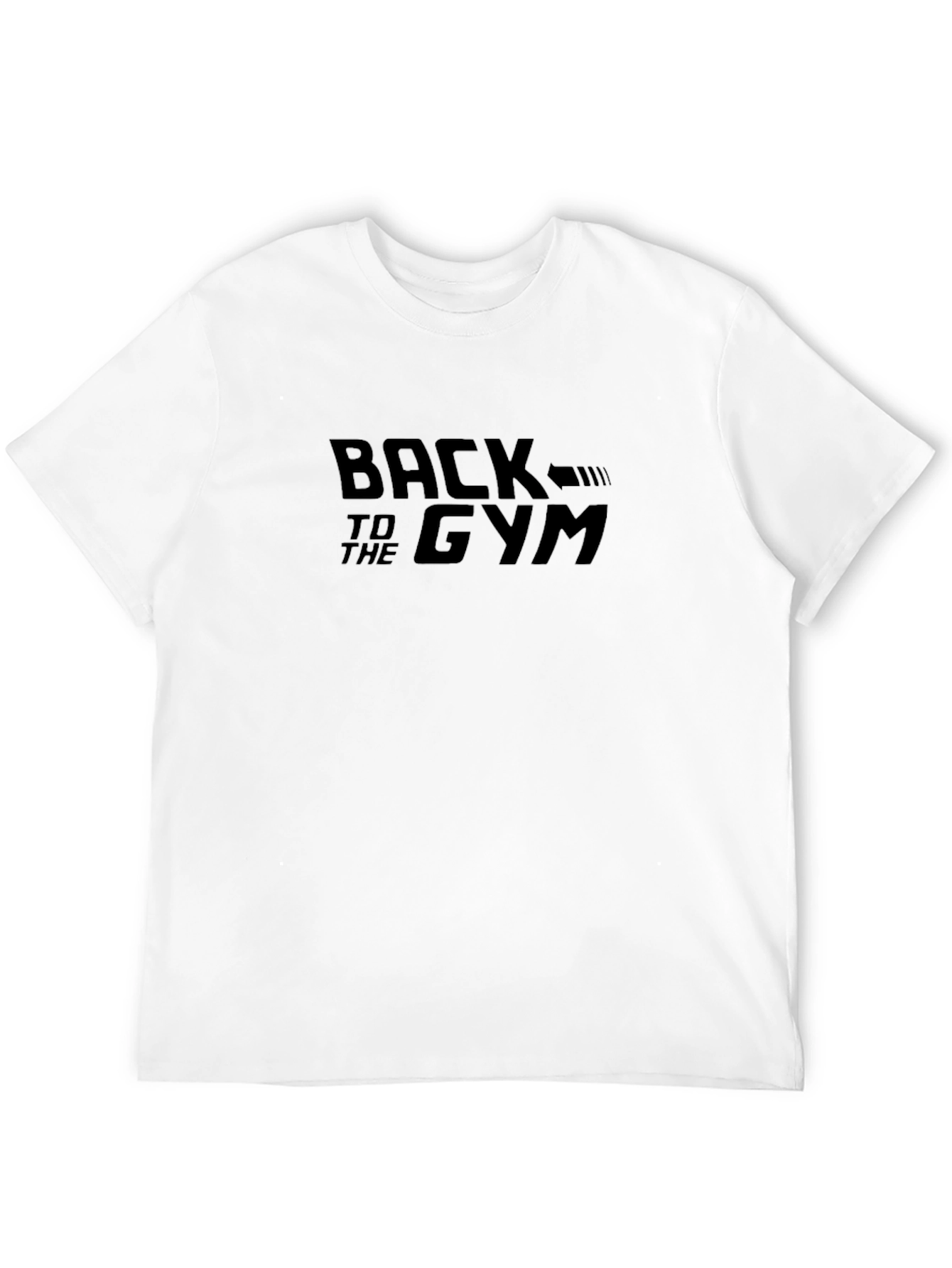 Back to the Gym Black Graphic Tee