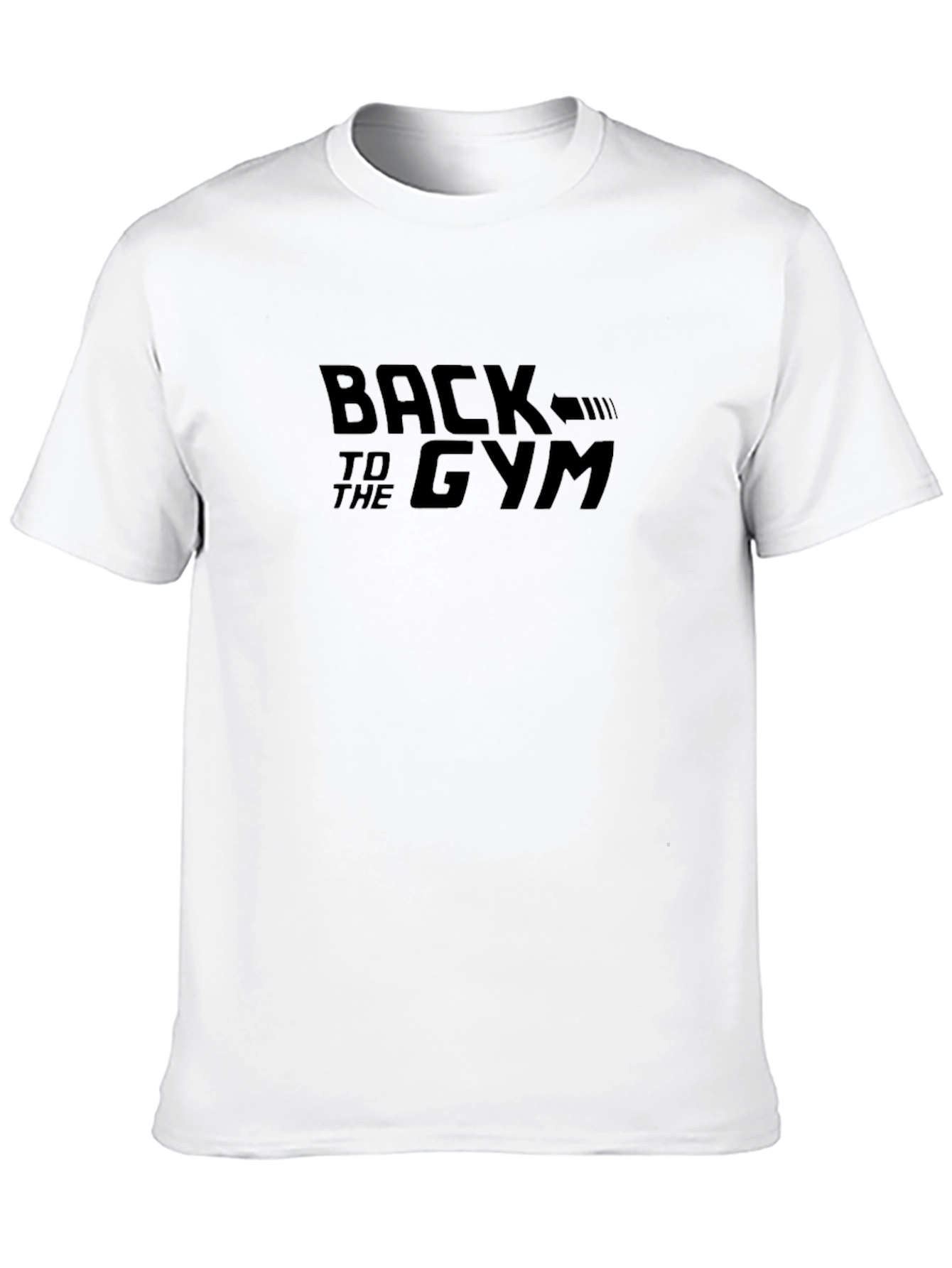 Back to the Gym Black Graphic Tee