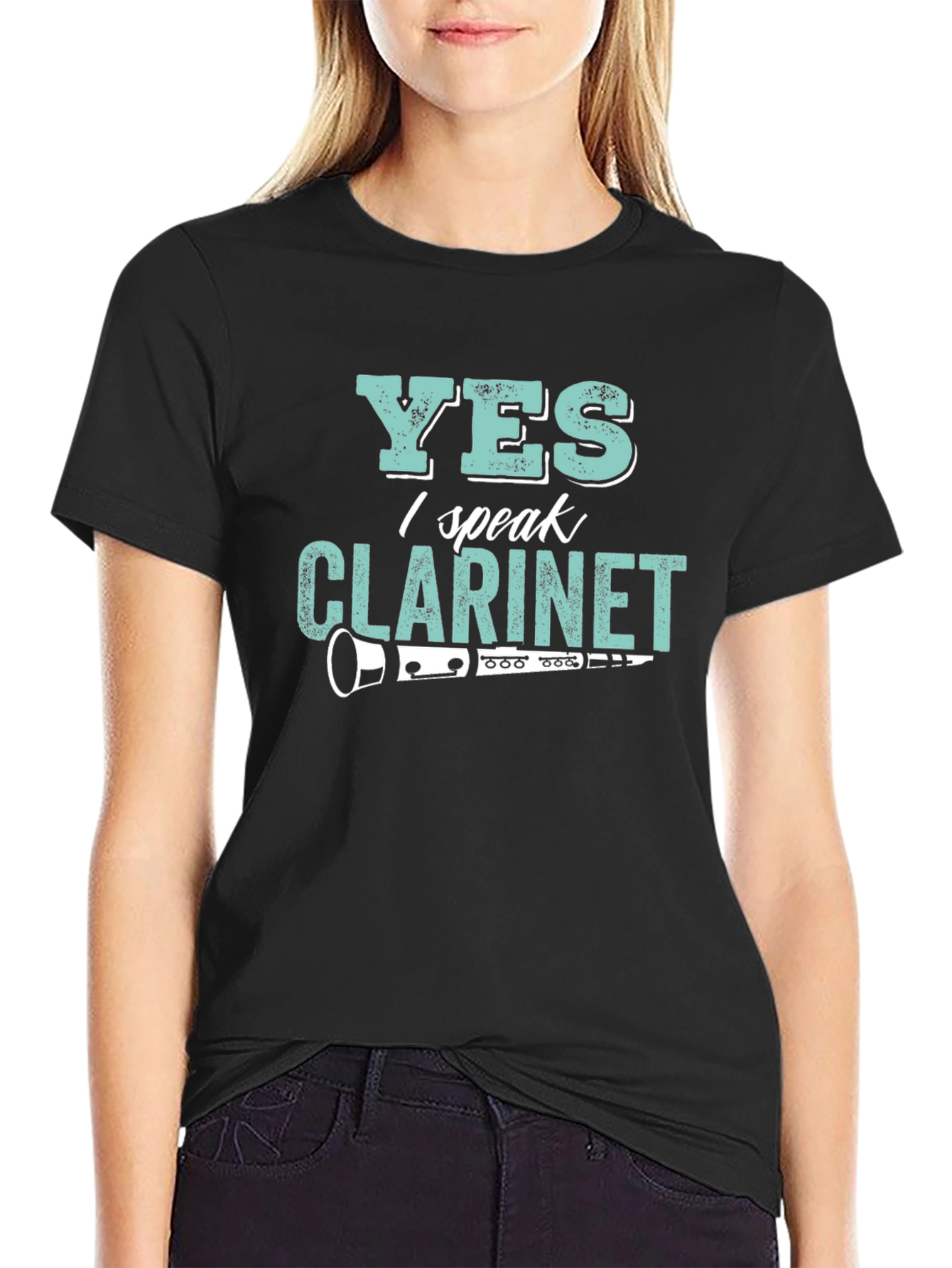 Yes I Speak Clarinet T-Shirt - Musician Tee