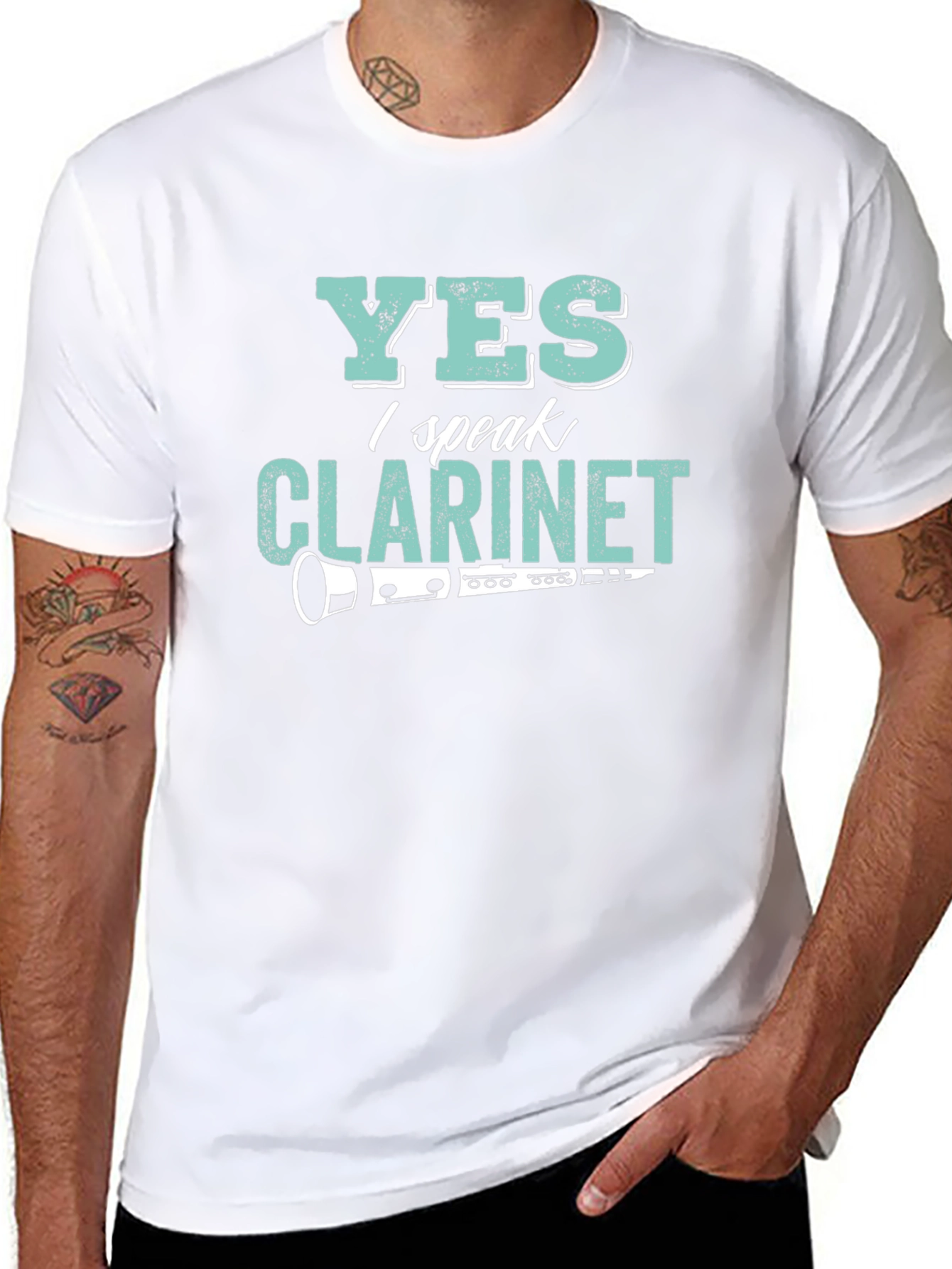 Yes I Speak Clarinet T-Shirt - Musician Tee