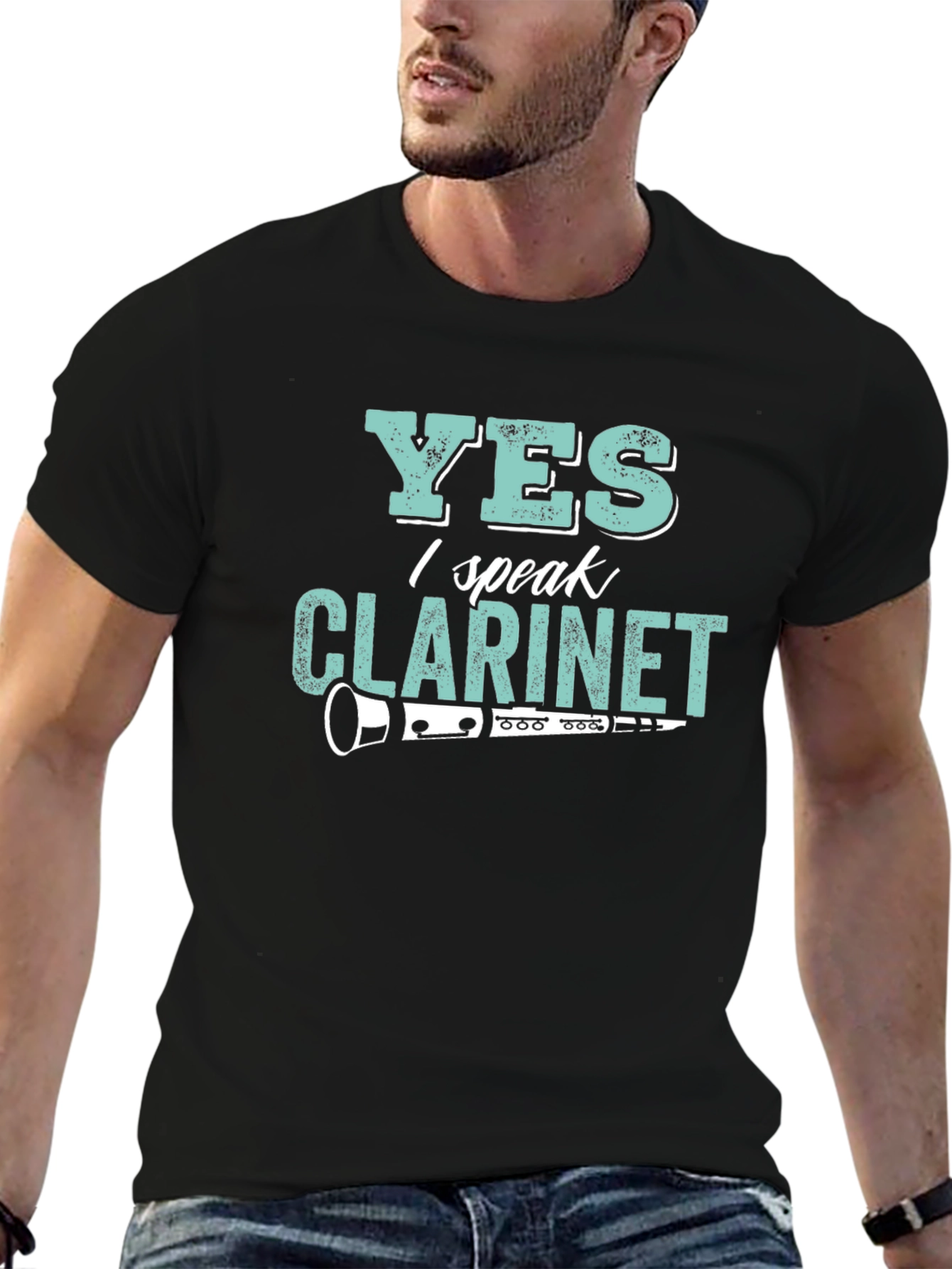 Yes I Speak Clarinet T-Shirt - Musician Tee