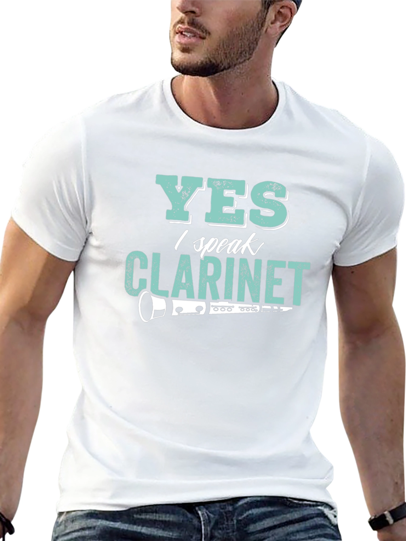 Yes I Speak Clarinet T-Shirt - Musician Tee