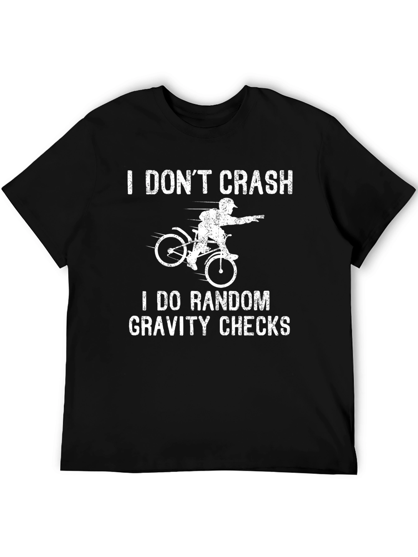 Funny Mountain Bike T-Shirt - Random Gravity Checks