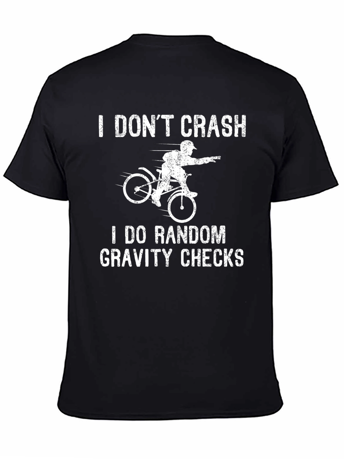 Funny Mountain Bike T-Shirt - Random Gravity Checks