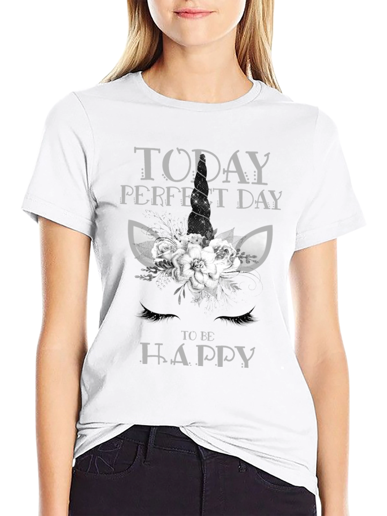 Today Perfect Day Unicorn Graphic T-Shirt