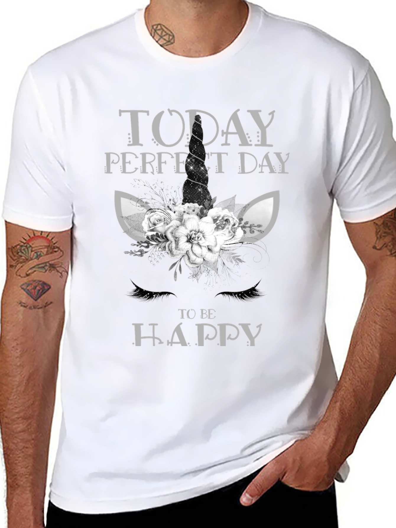 Today Perfect Day Unicorn Graphic T-Shirt