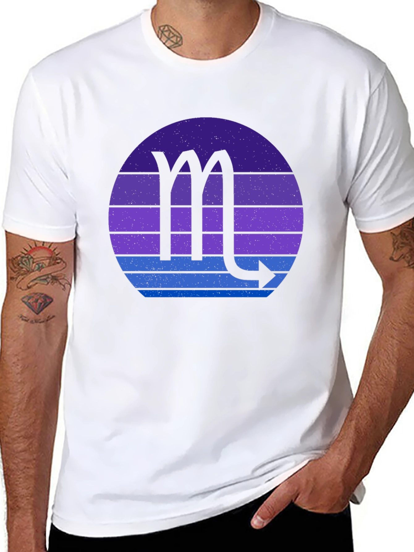 Scorpio Zodiac Sign Graphic T-Shirt