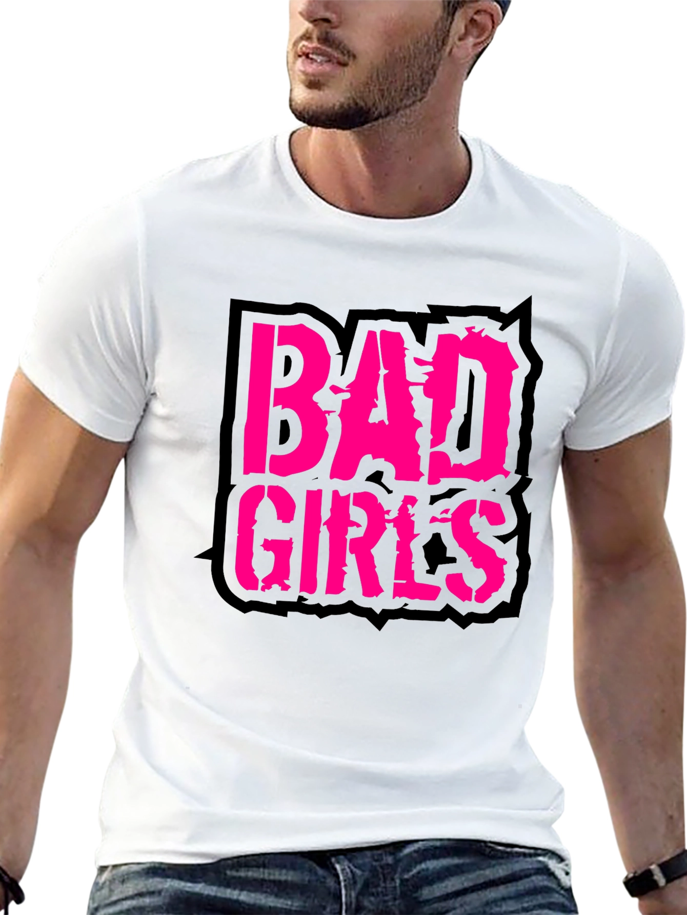 Bad Girls Graphic Tee - Edgy Style