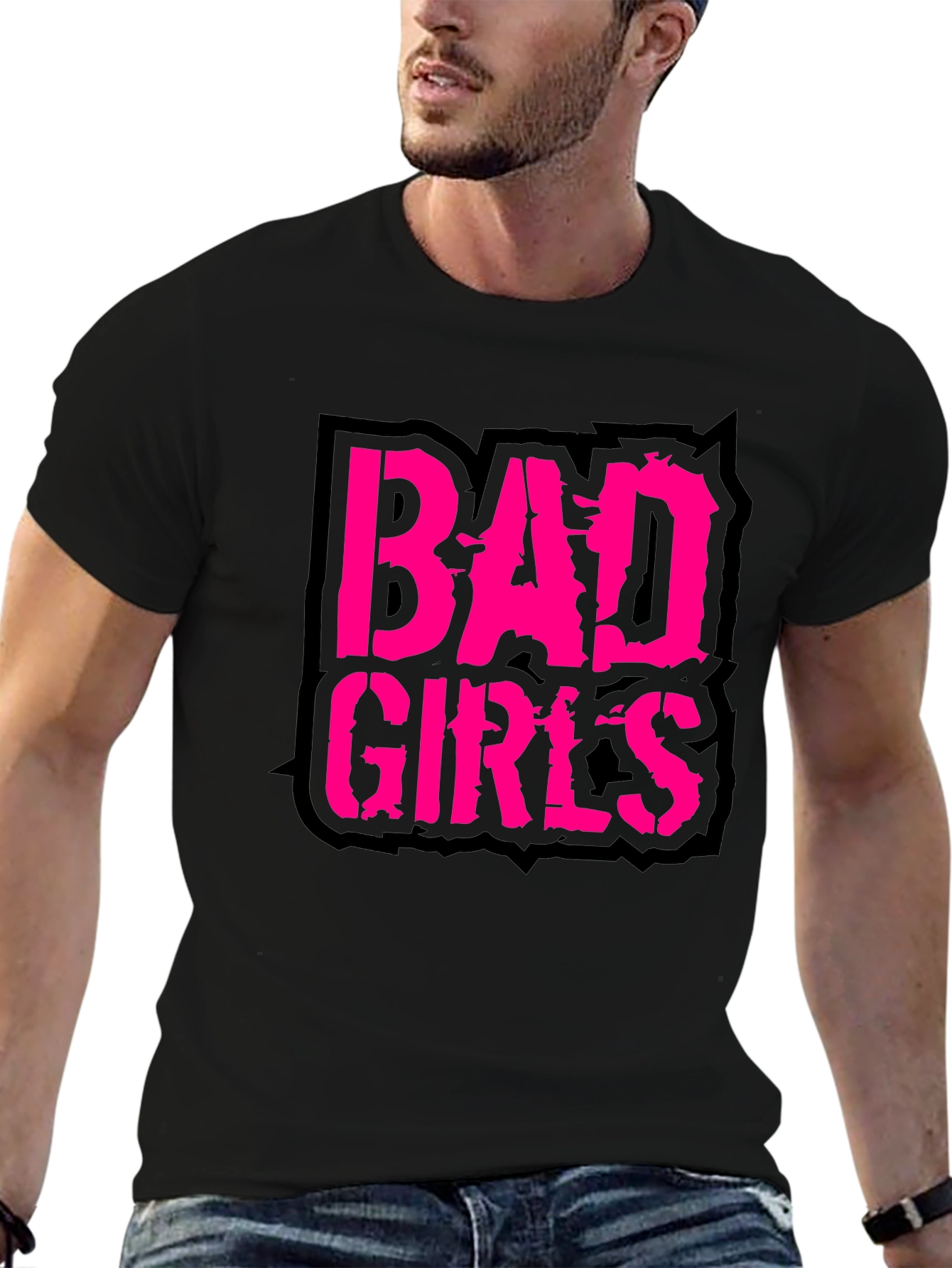 Bad Girls Graphic Tee - Edgy Style