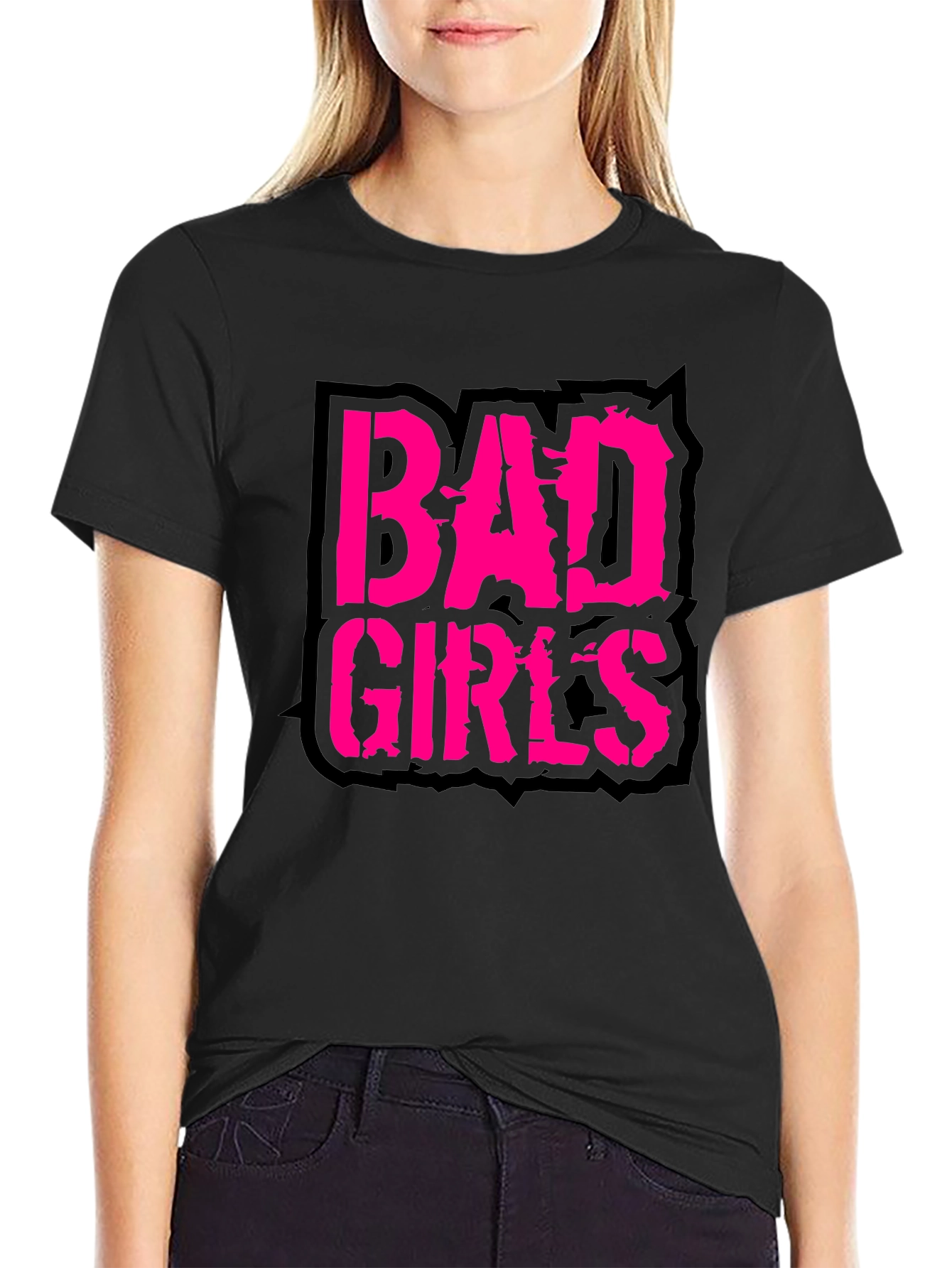 Bad Girls Graphic Tee - Edgy Style