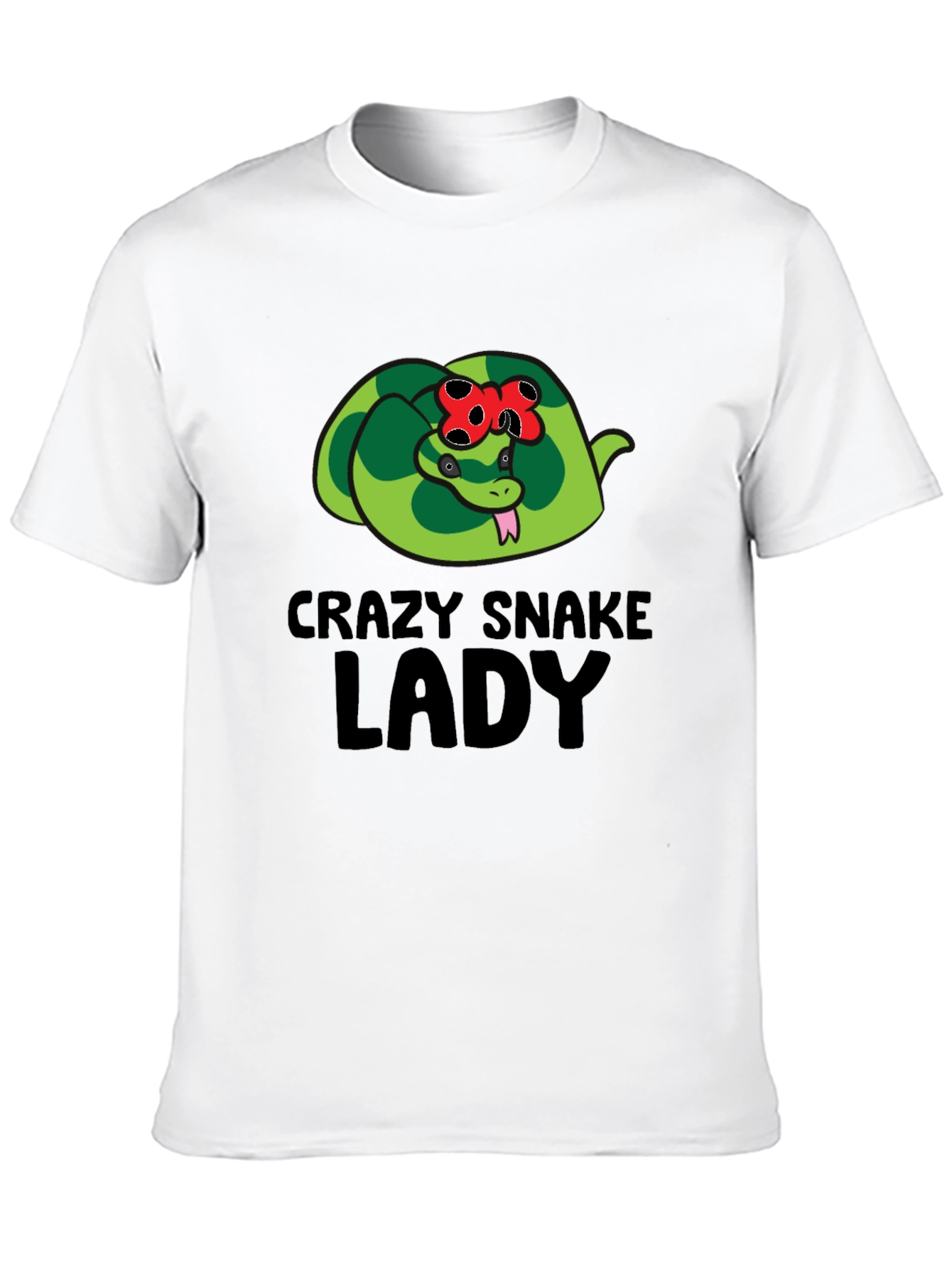 Crazy Snake Lady T-Shirt - Reptile Lover Tee