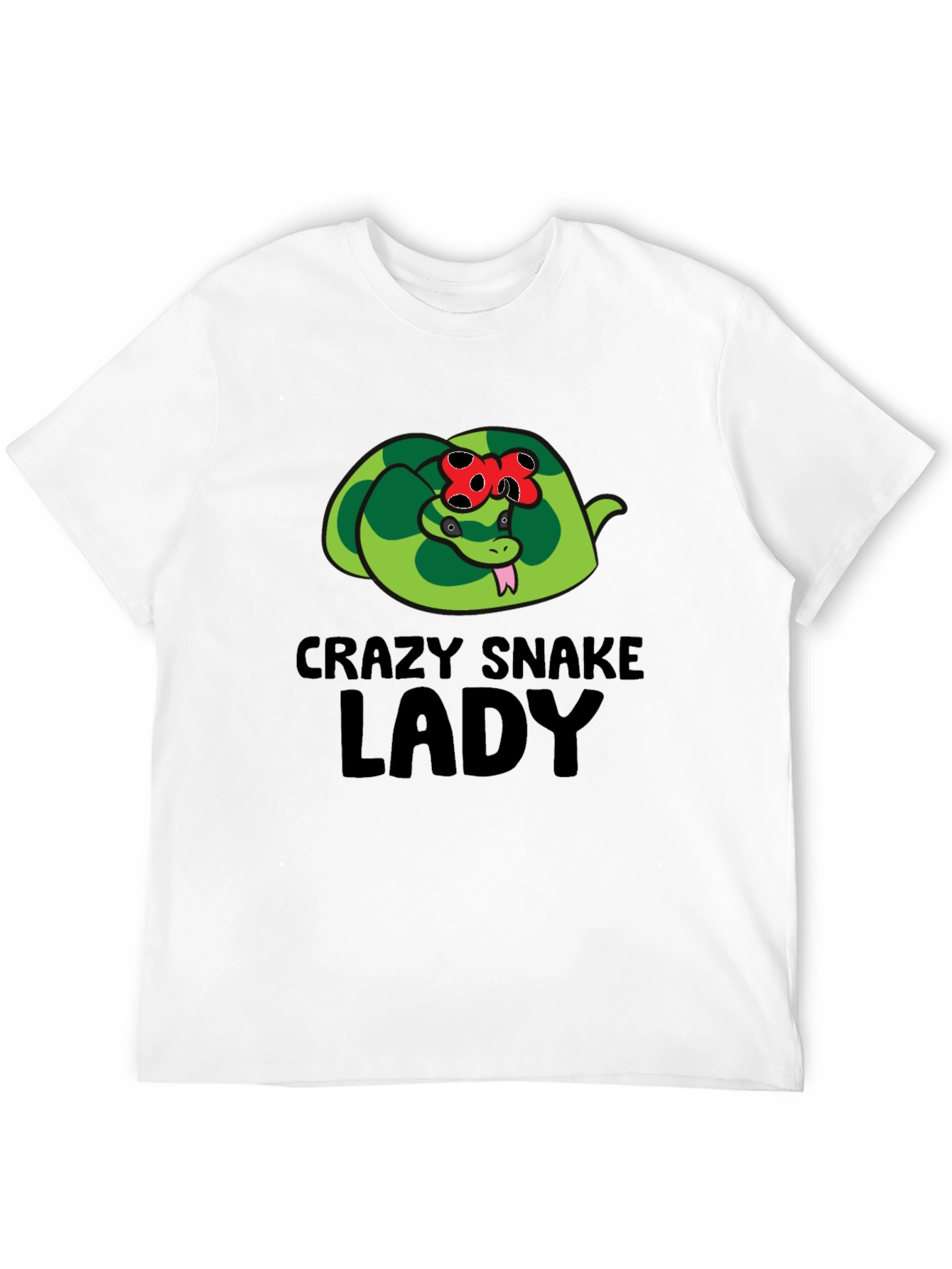 Crazy Snake Lady T-Shirt - Reptile Lover Tee