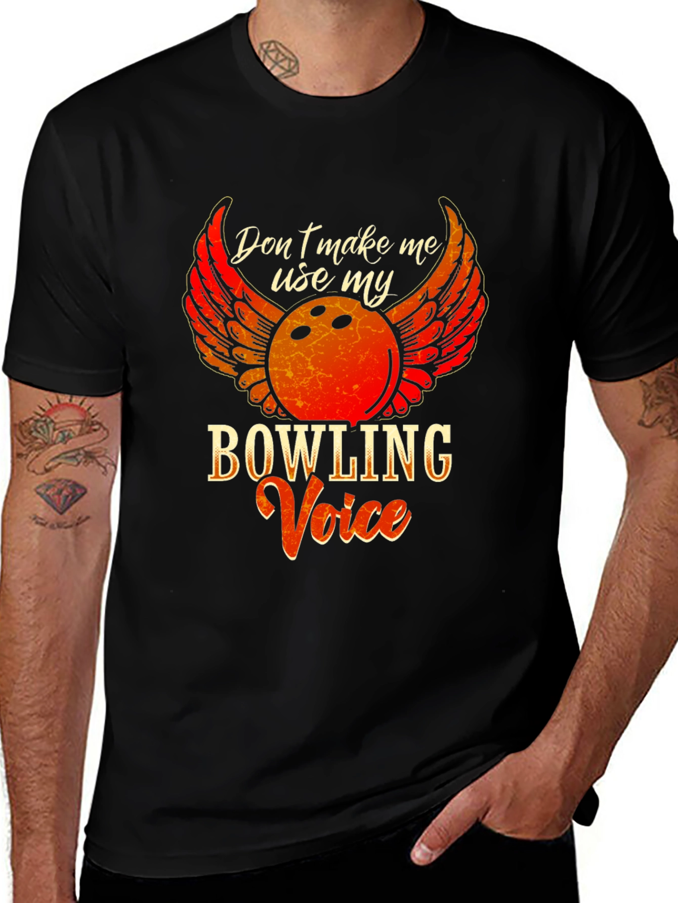 Bowling Voice Graphic T-Shirt