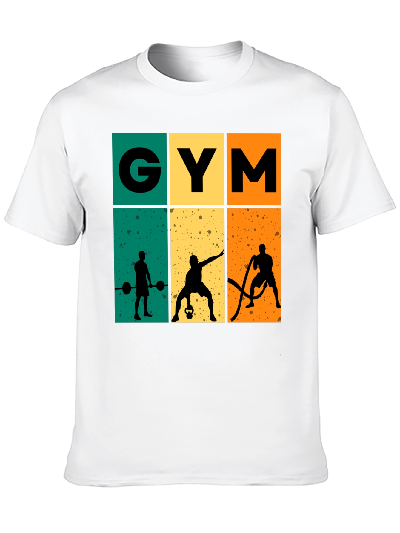 Retro Gym Workout T-Shirt - Bodybuilding Fitness Tee