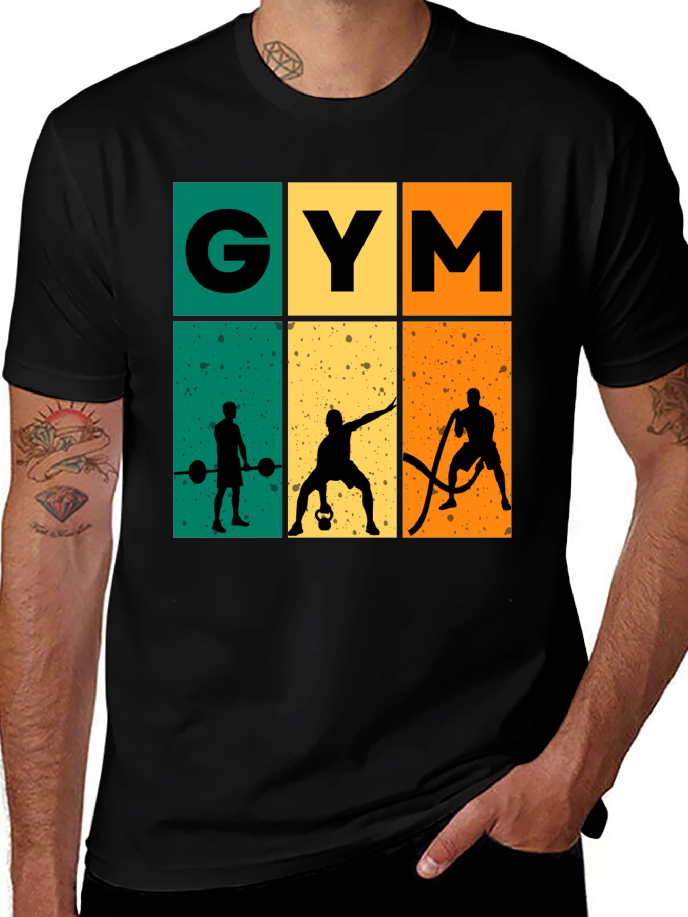 Retro Gym Workout T-Shirt - Bodybuilding Fitness Tee