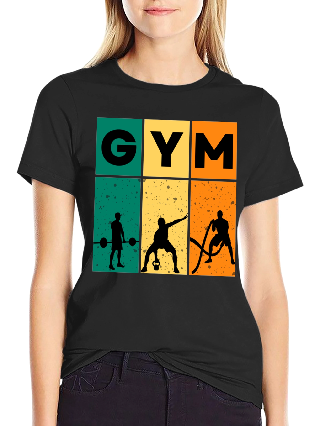 Retro Gym Workout T-Shirt - Bodybuilding Fitness Tee