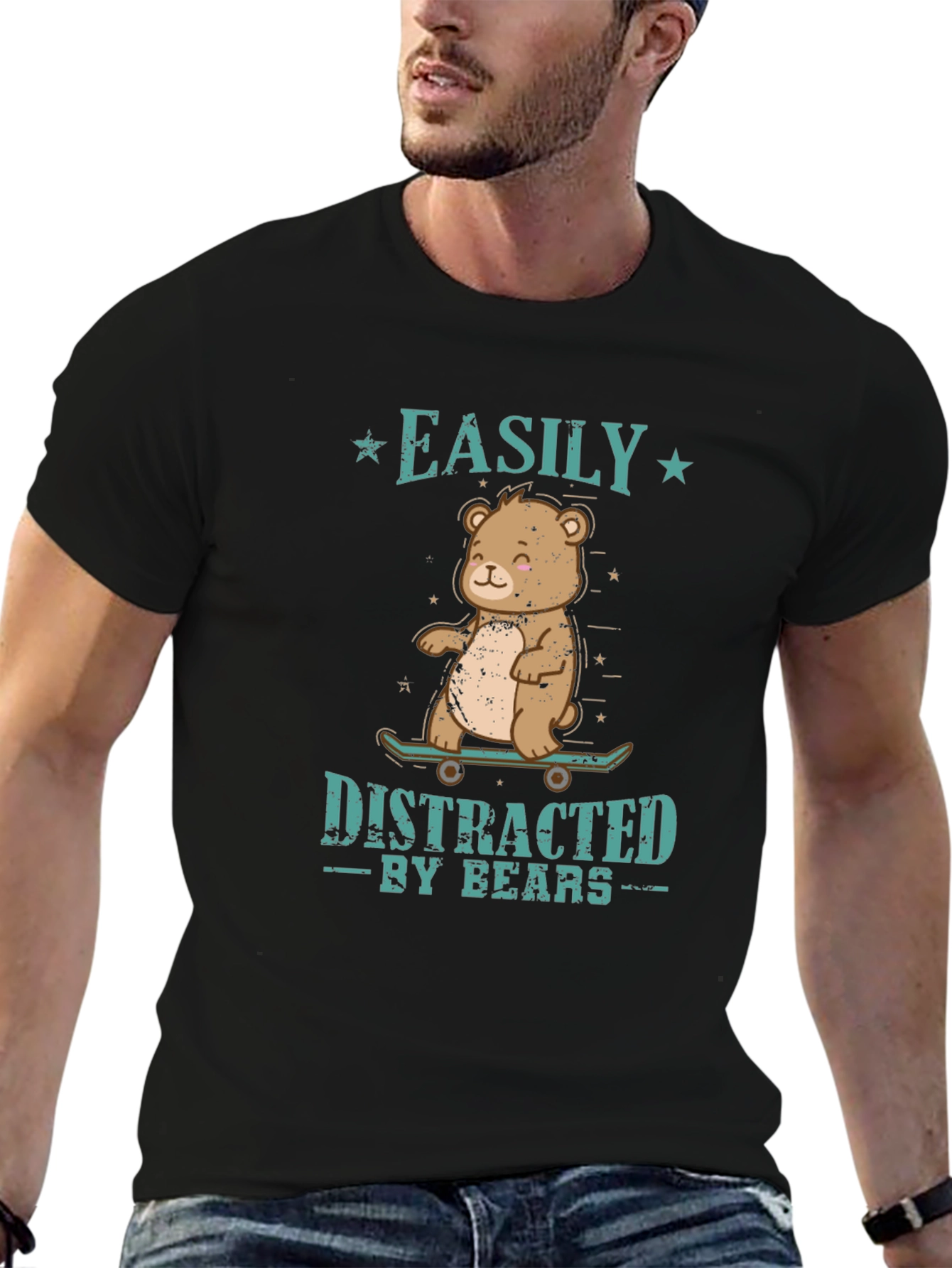 Easily Distracted By Bears T-Shirt