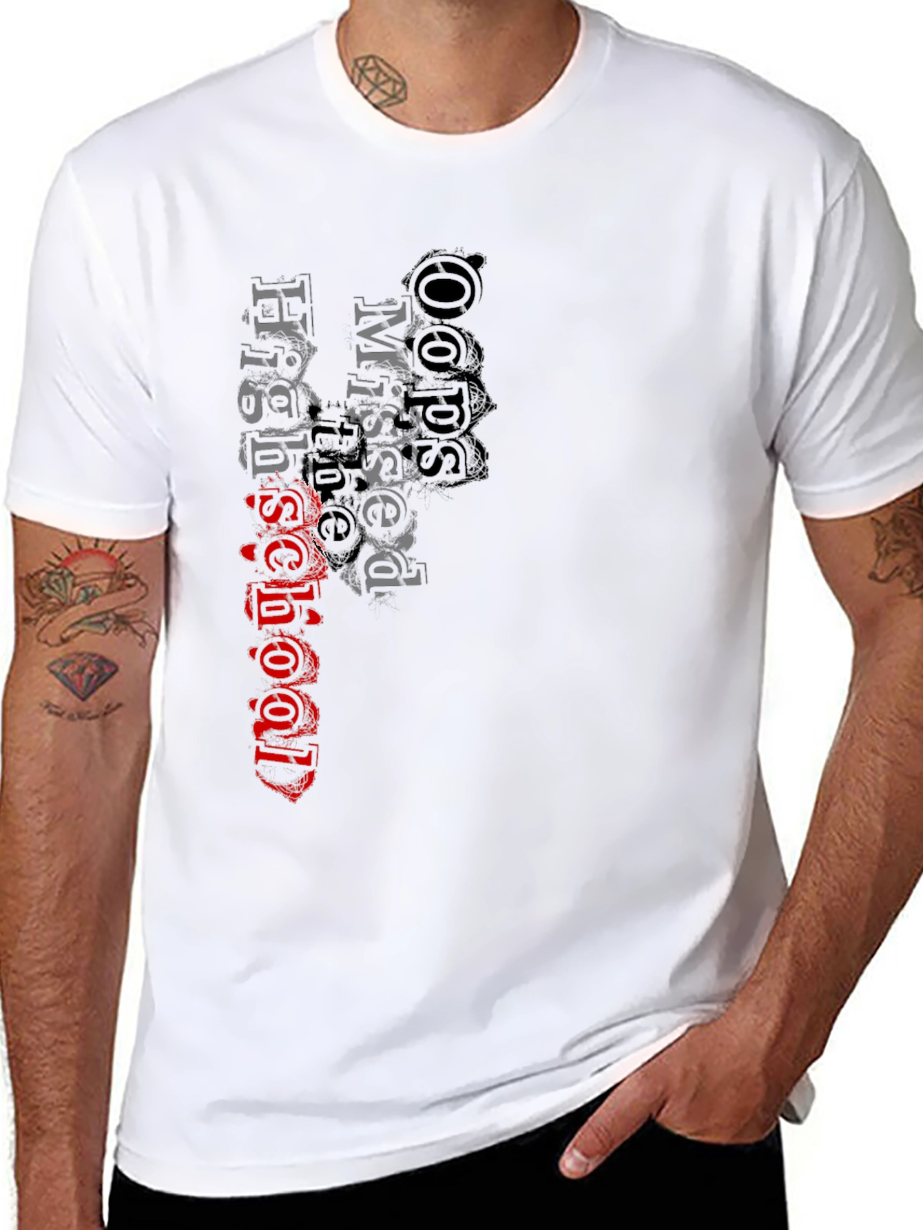 Oops! Missed High School T-Shirt - Quirky Graphic Tee