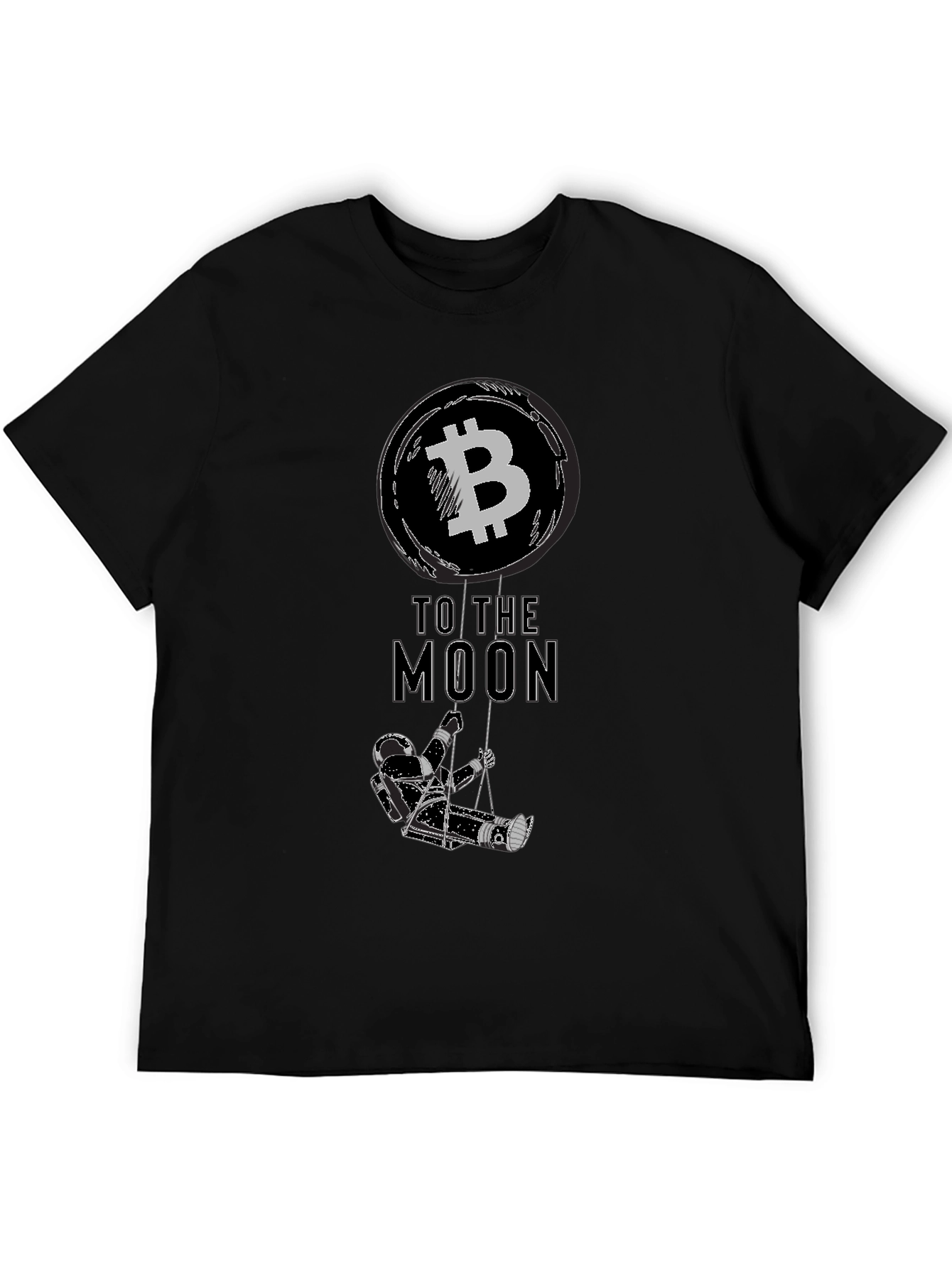 Bitcoin to the Moon Graphic Tee